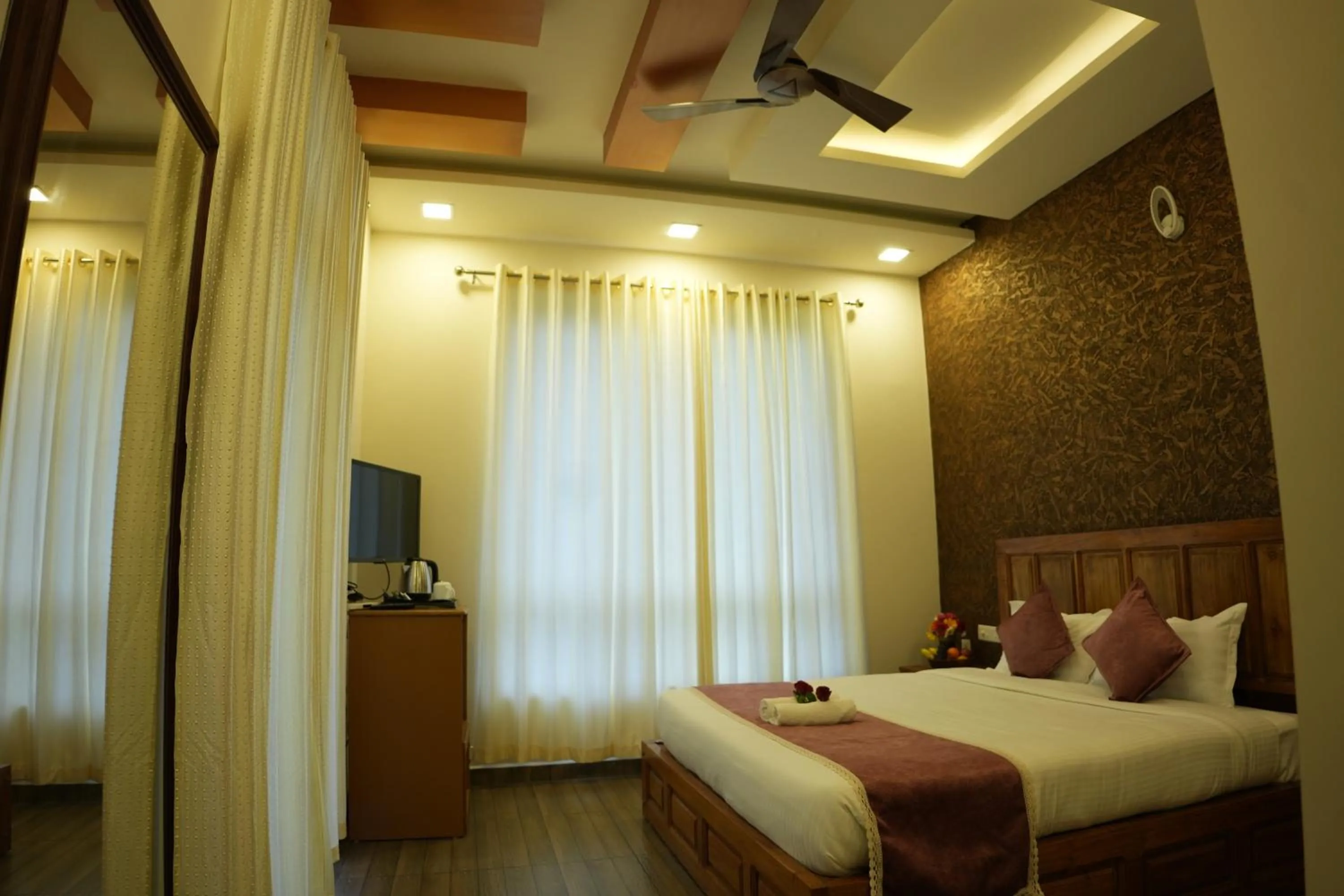 Bed in Vaga Mist Resort Vagamon