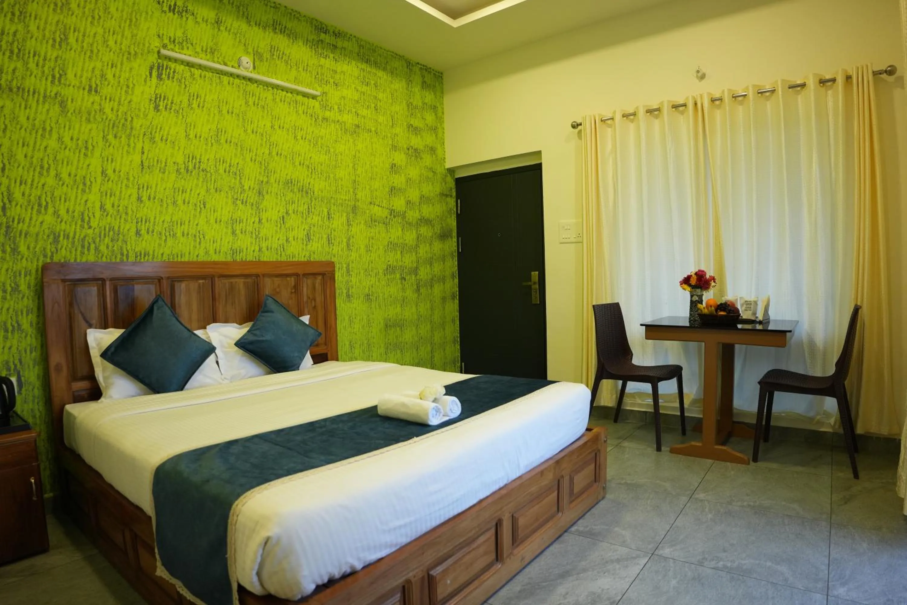 Bed in Vaga Mist Resort Vagamon