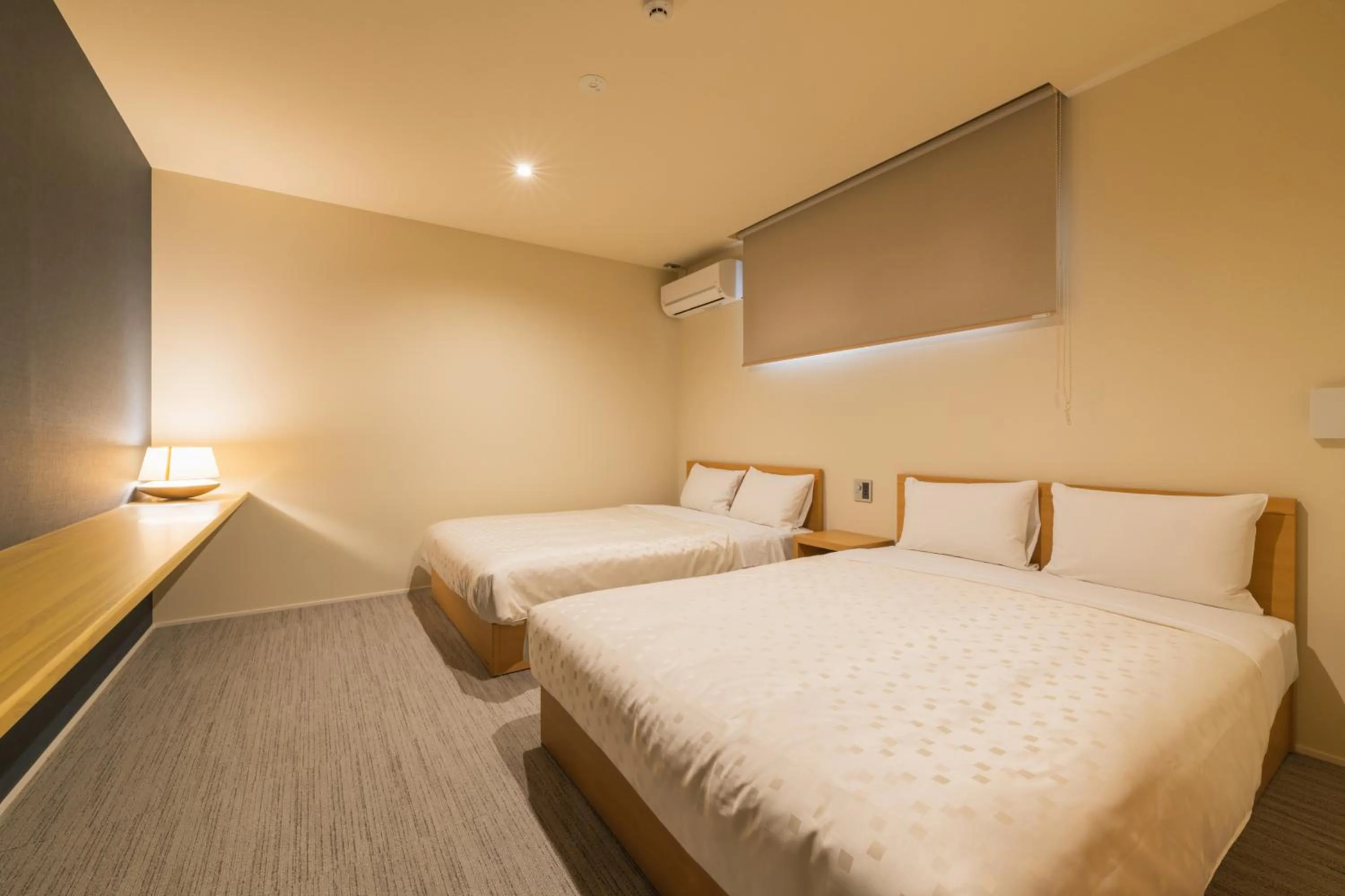 Photo of the whole room, Bed in HOTEL All Stay Hakata Kukodori