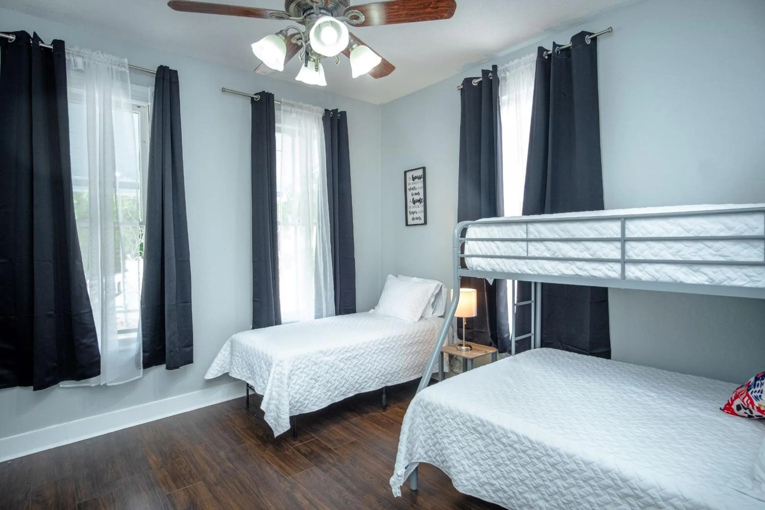 bunk bed, Bed in Remodeled Historic 2BR 1BA House Near Downtown