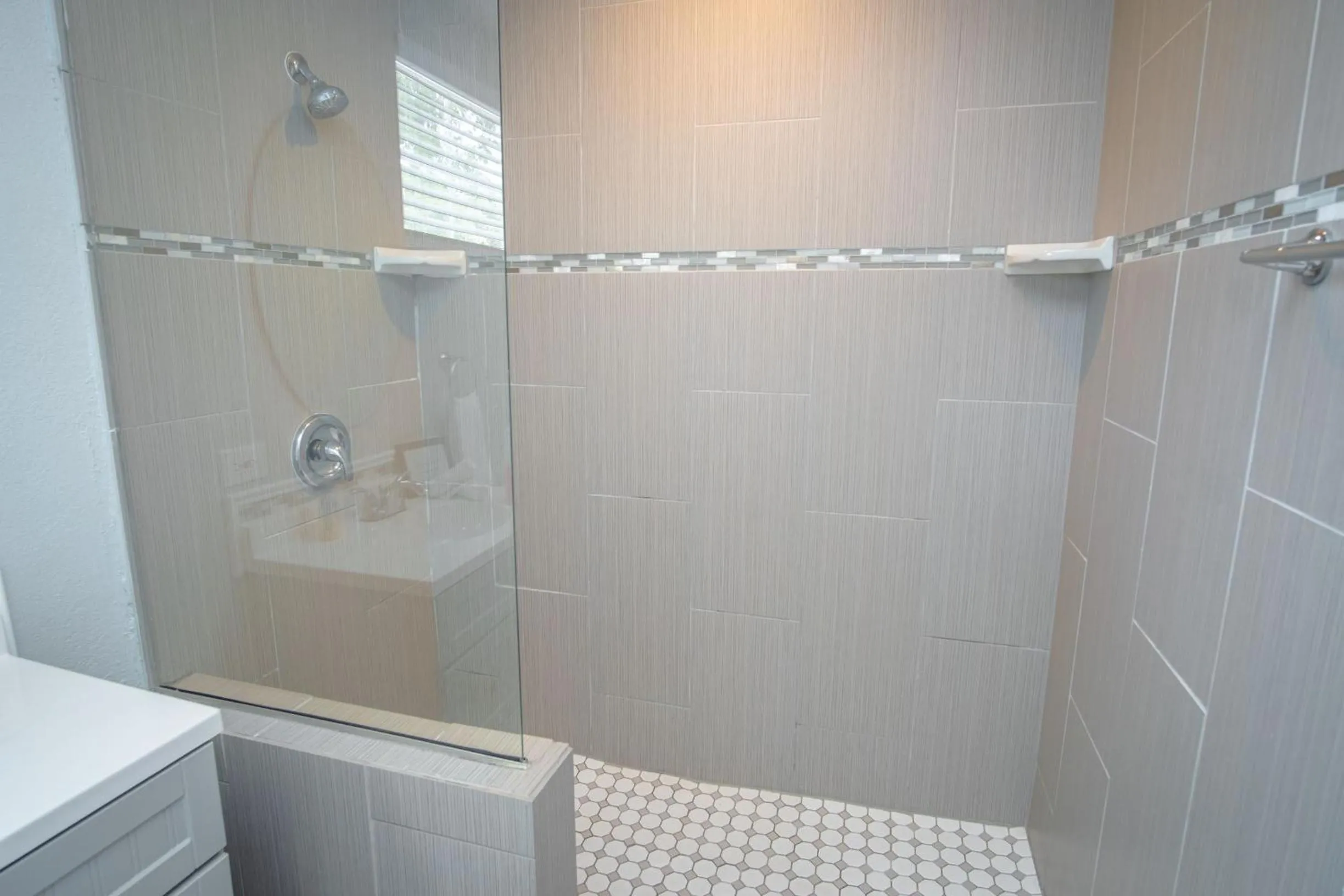 Bathroom in Remodeled Historic 2BR 1BA House Near Downtown