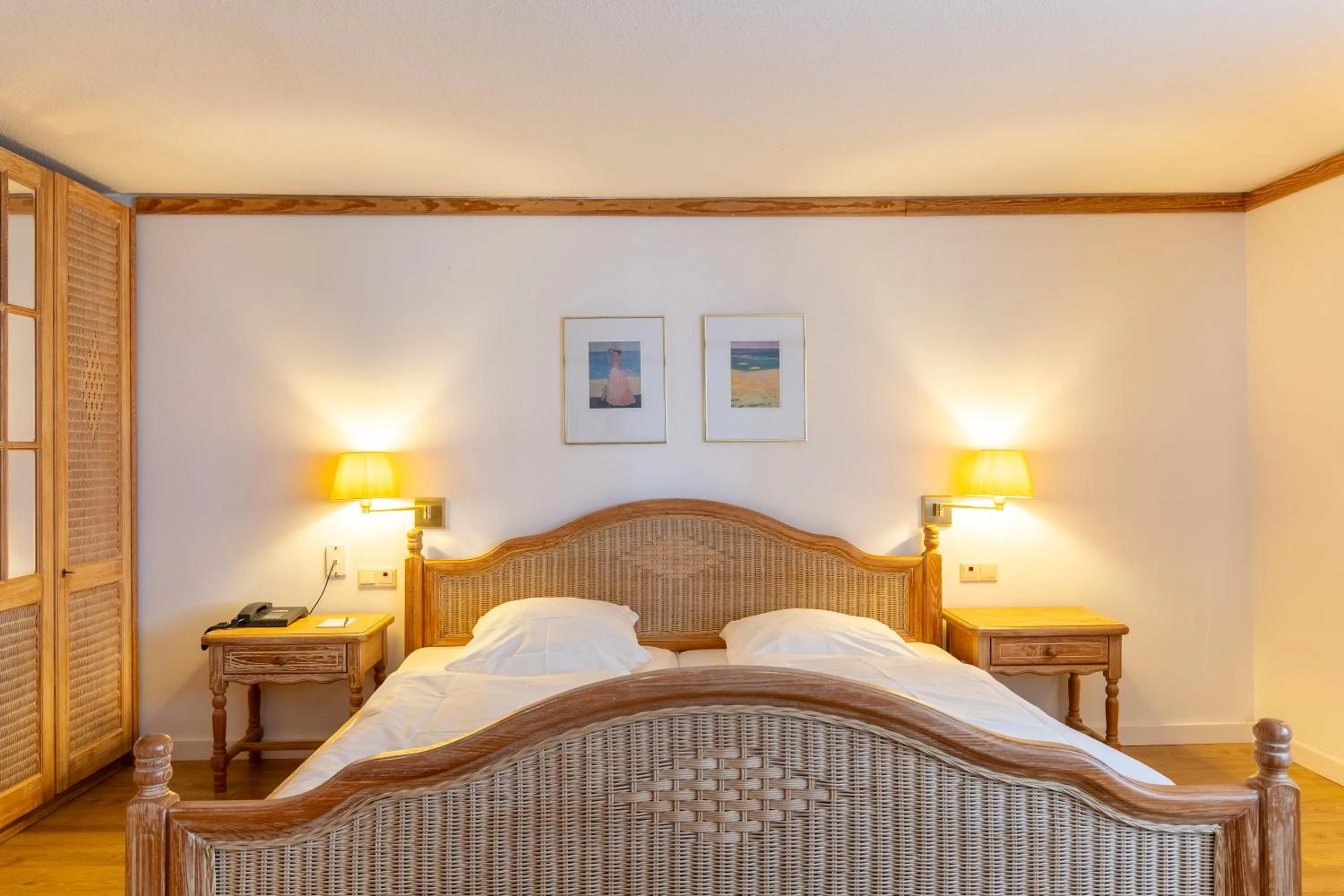 Photo of the whole room, Bed in Hotel Landhaus Höpen