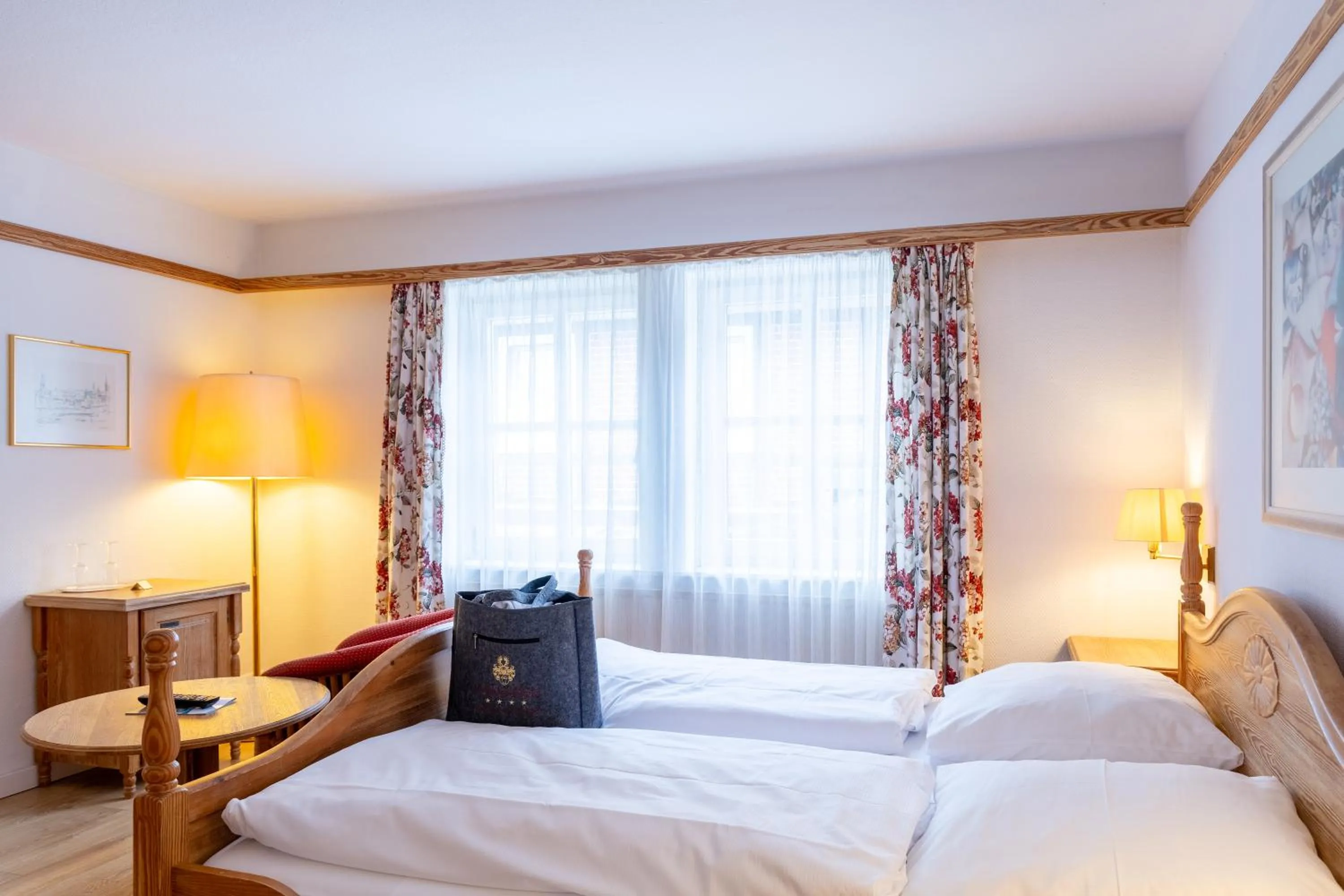 Photo of the whole room, Bed in Hotel Landhaus Höpen