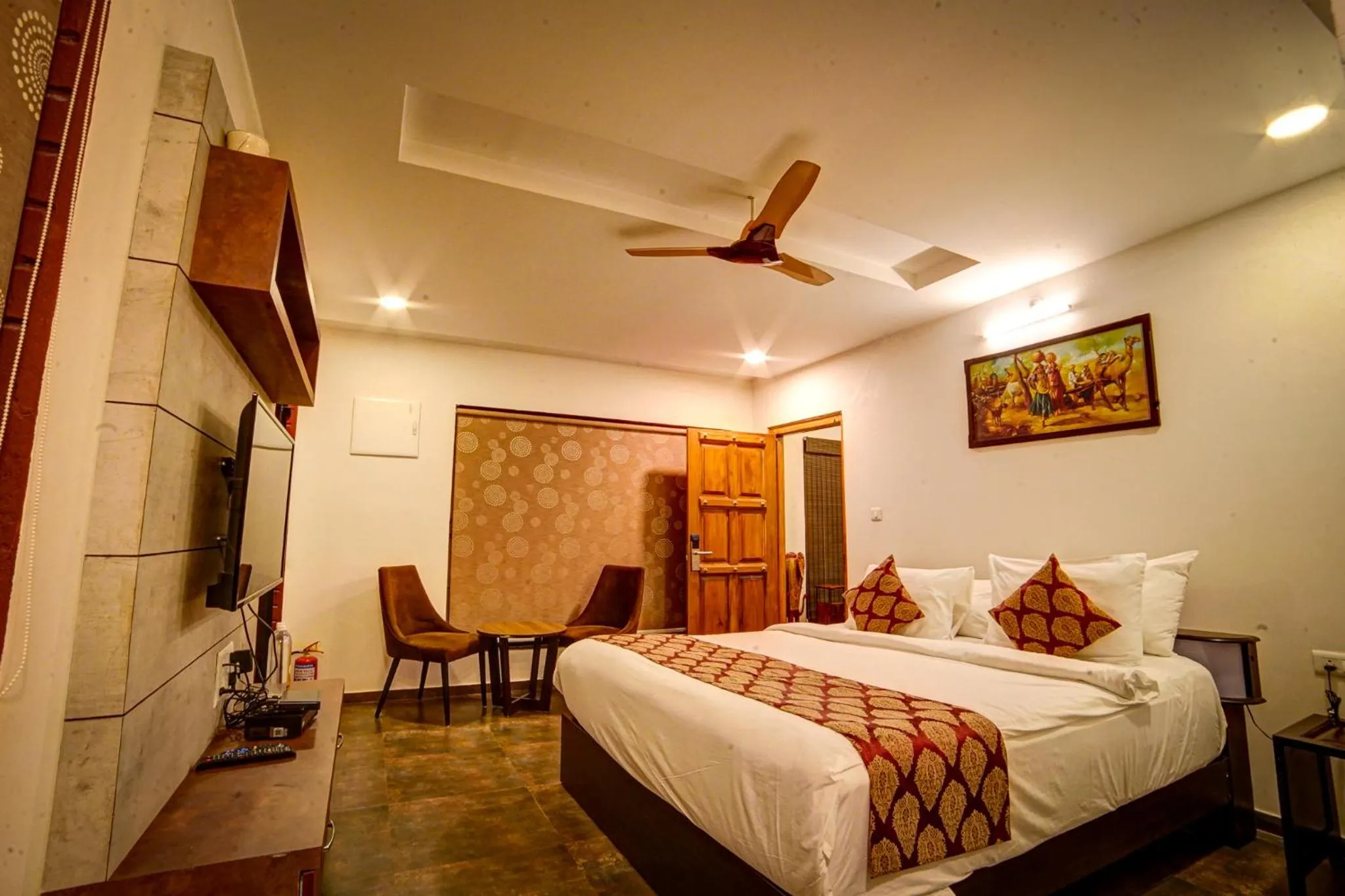 Bed in Brown Town Resort & Spa