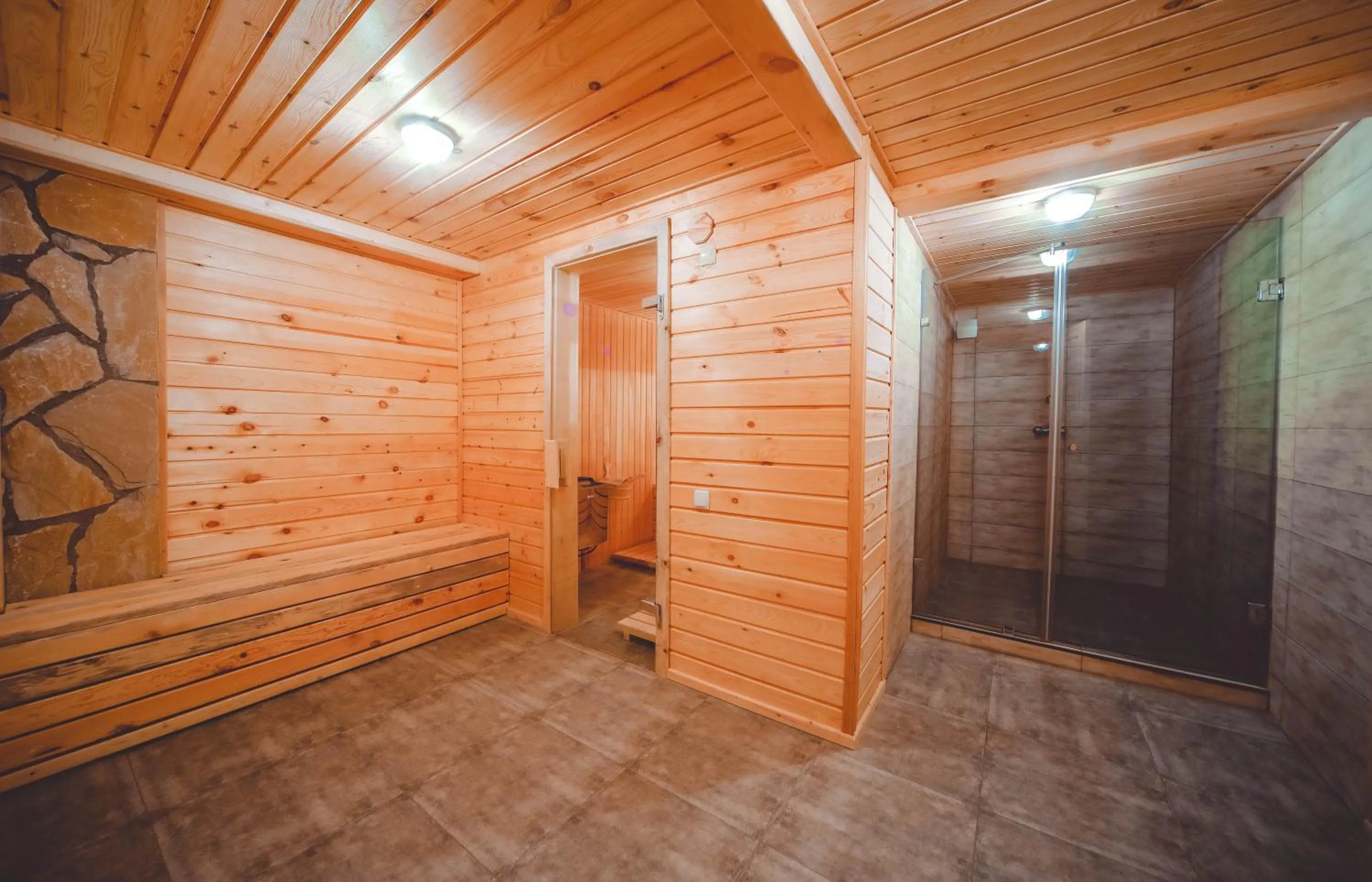 Sauna in Zuzumbo Resort & Spa