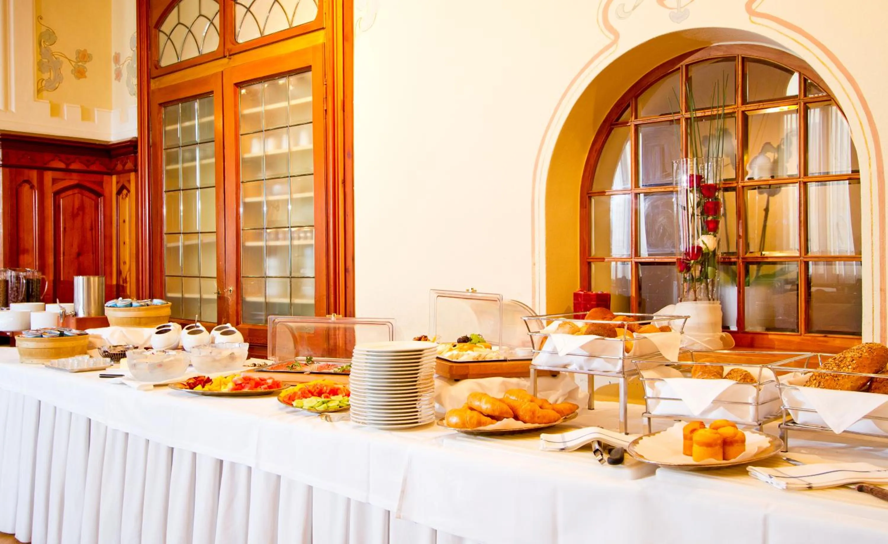 Buffet breakfast in Edelweiss Swiss Quality Hotel