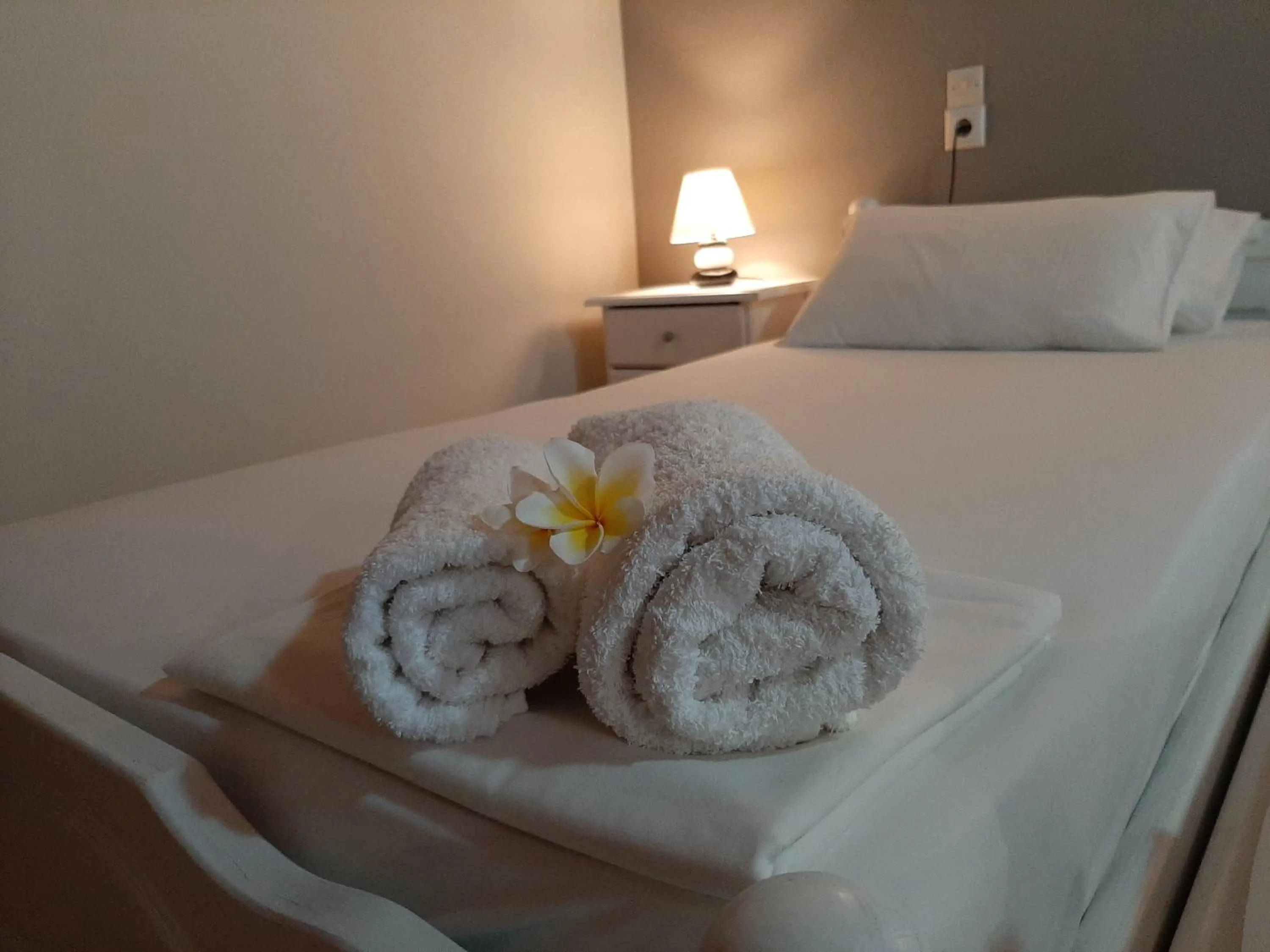 Decorative detail, Bed in Agia Roumeli Hotel adults only