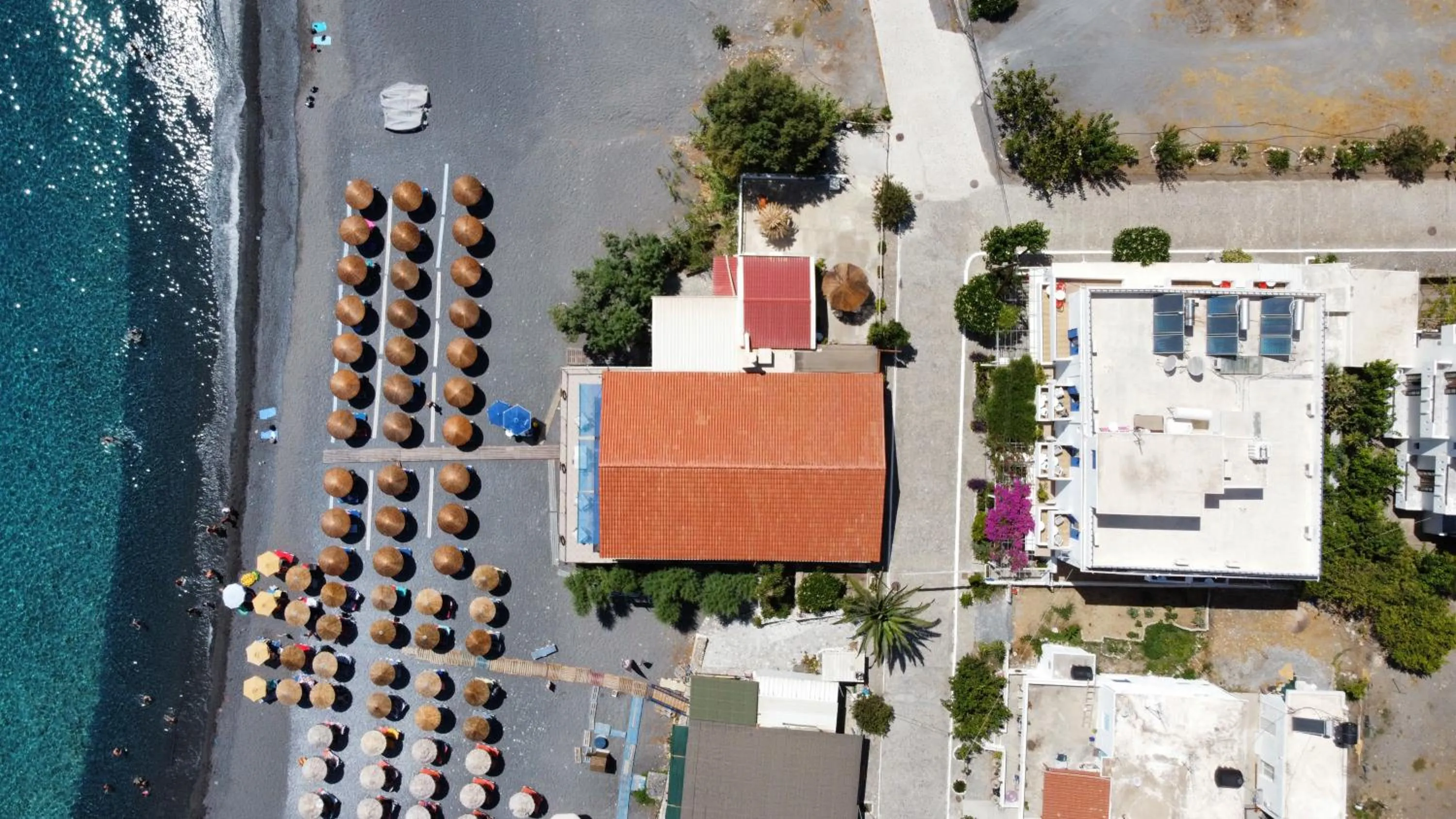 Bird's eye view in Agia Roumeli Hotel adults only
