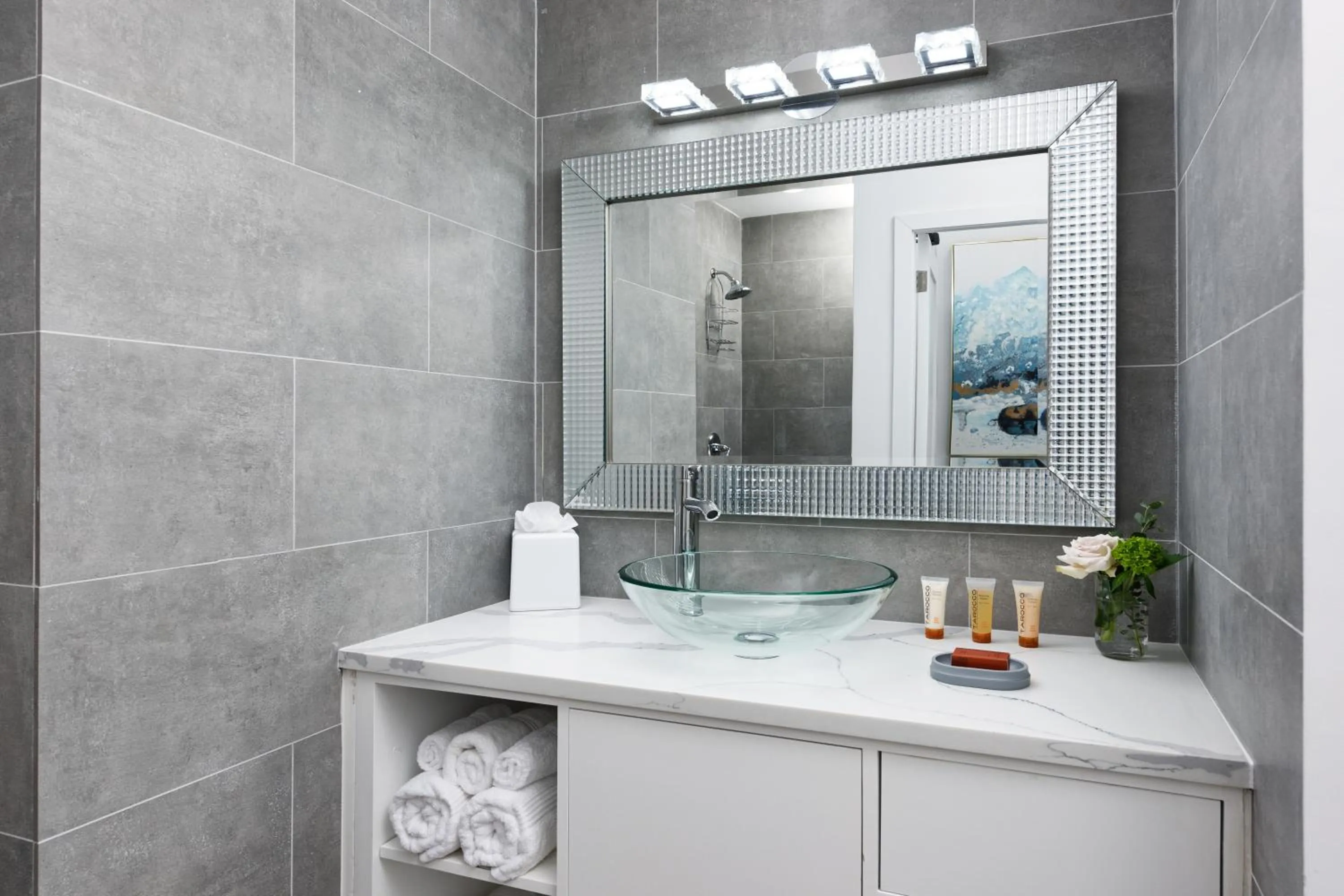 Bathroom in Zenza Boutique Hotel