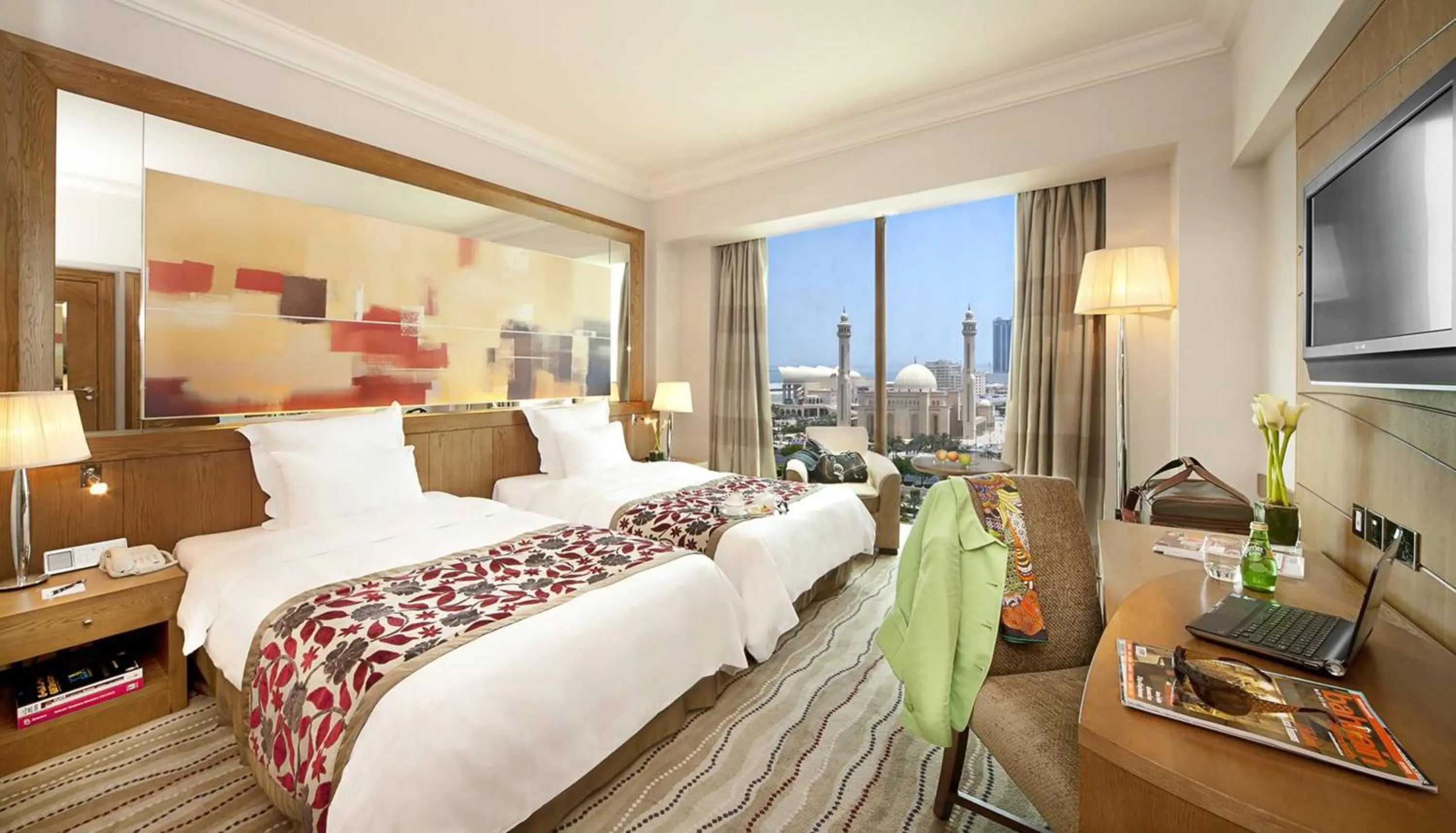 Deluxe Twin Room in Gulf Hotel Bahrain Convention and SPA