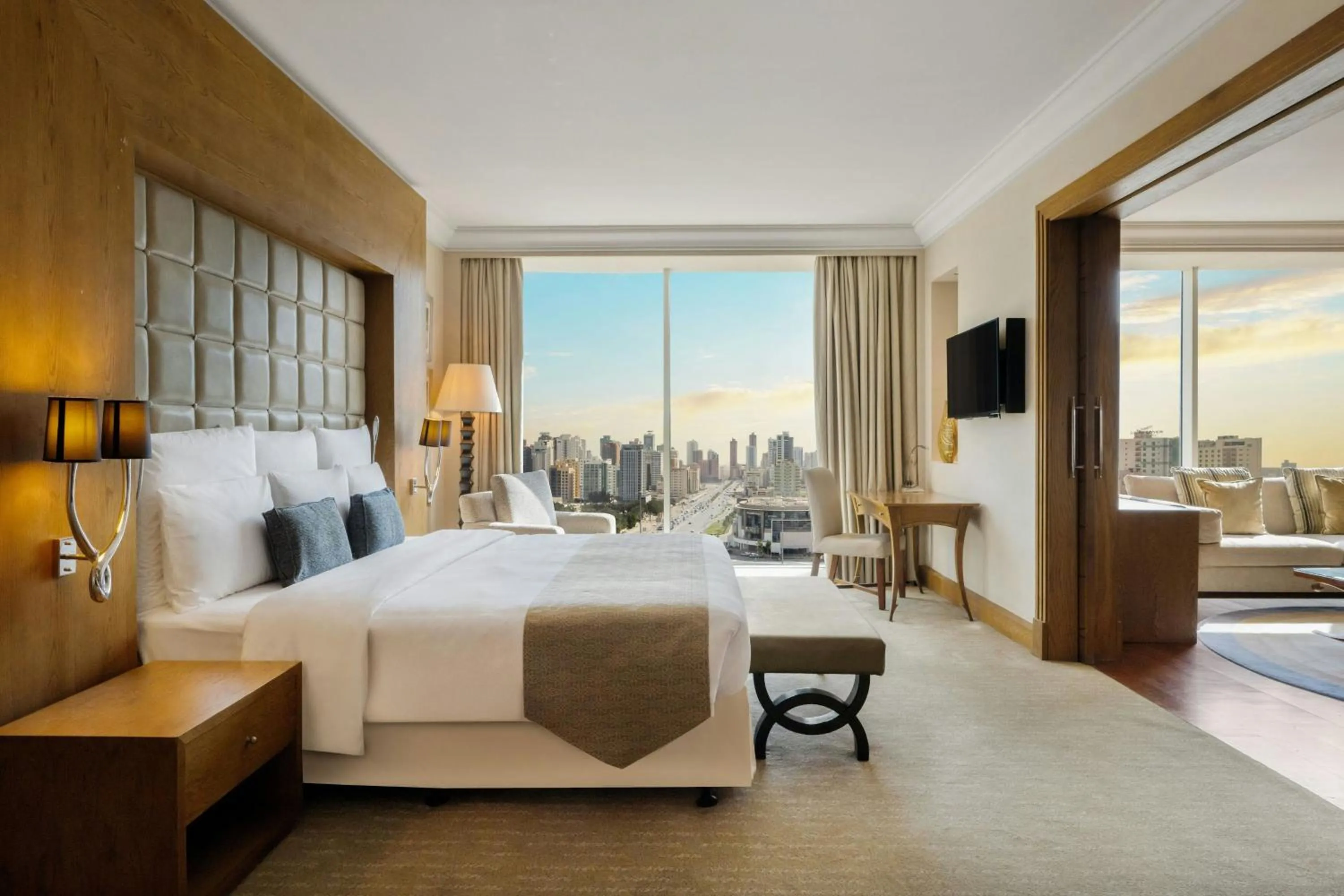 Photo of the whole room, Bed in Gulf Hotel Bahrain Convention and SPA