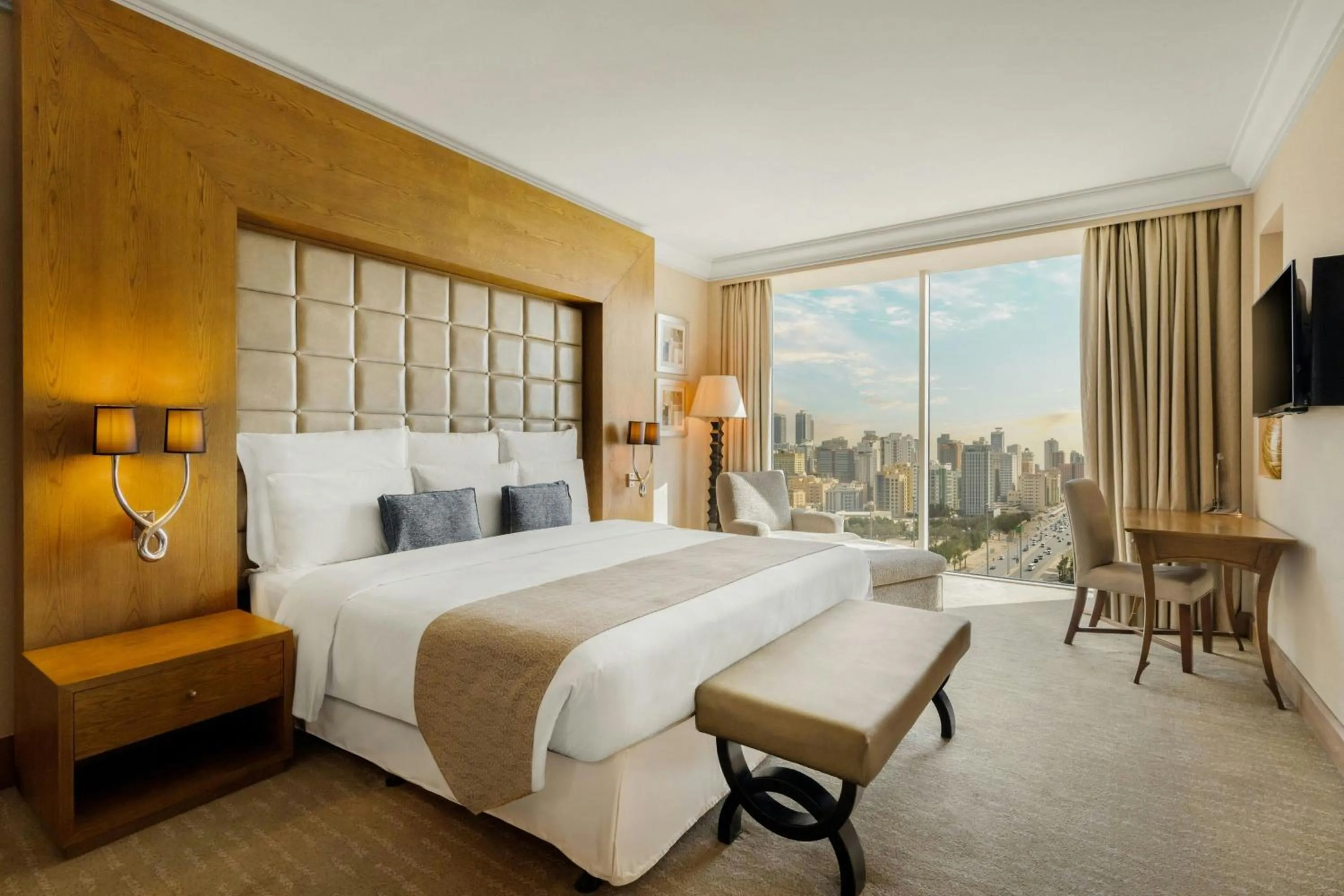 Photo of the whole room, Bed in Gulf Hotel Bahrain Convention and SPA