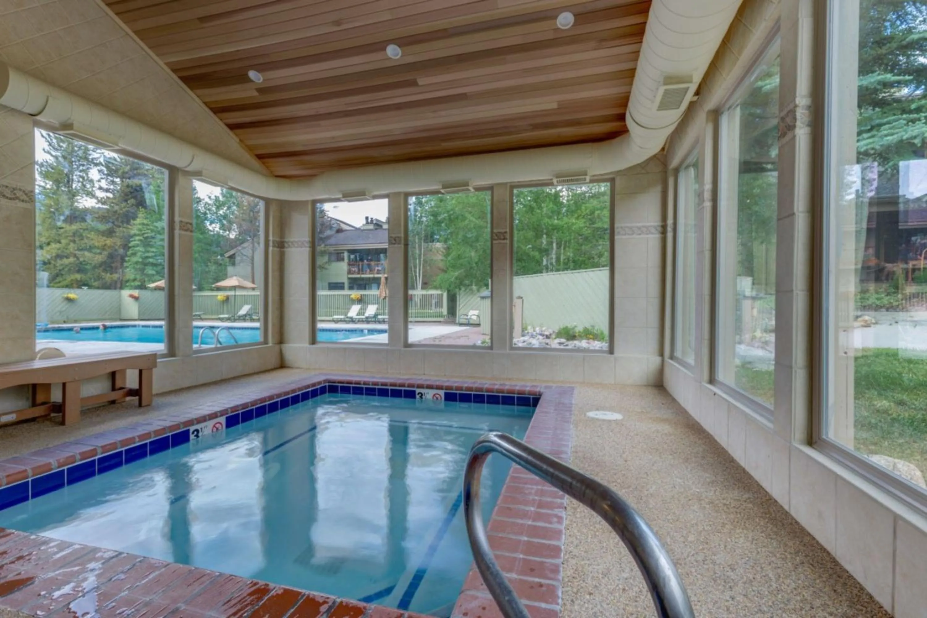 Swimming pool in Flying Dutchman by Summit County Mountain Retreats
