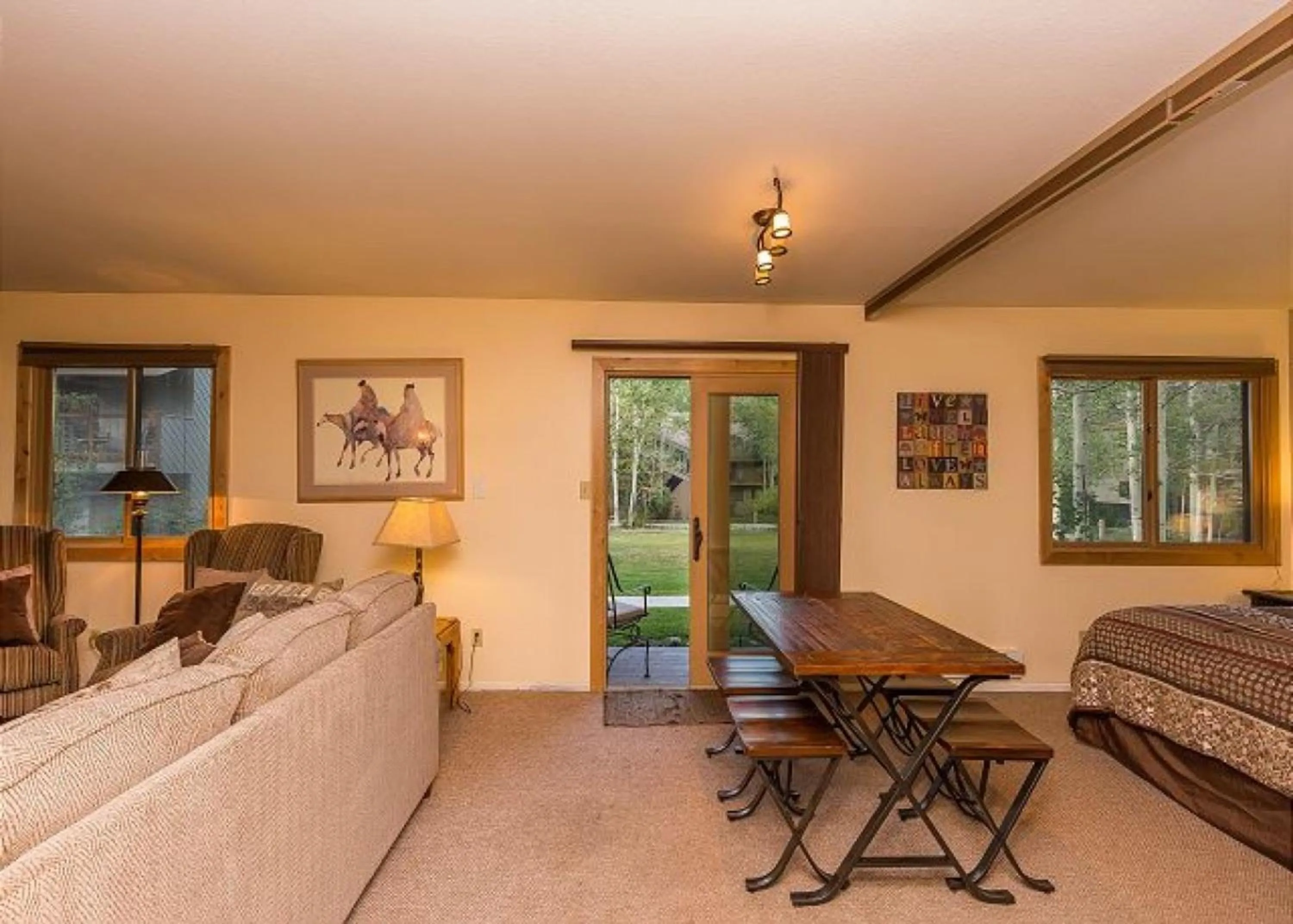 Dining area in Flying Dutchman by Summit County Mountain Retreats