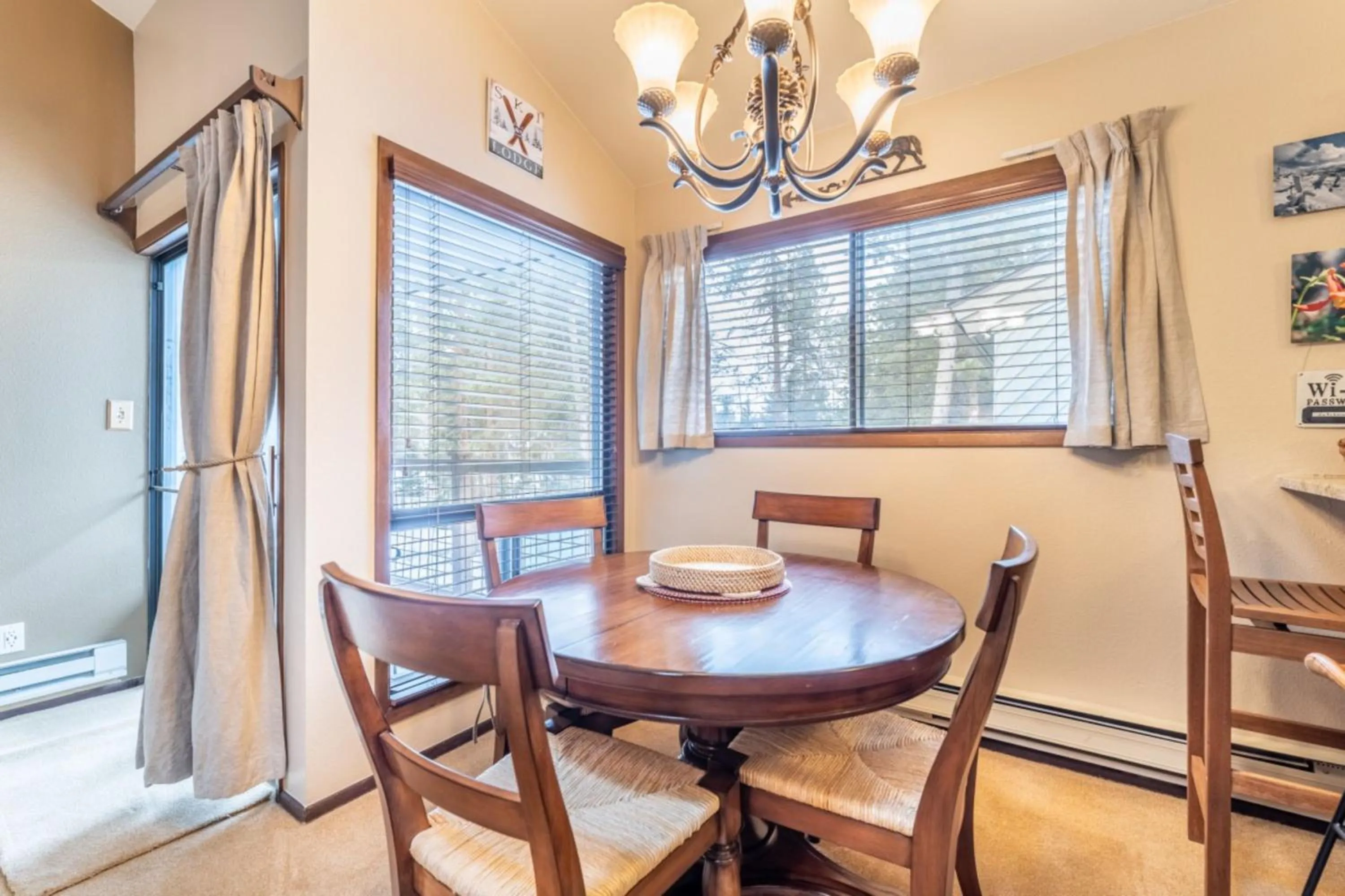 Dining area in Flying Dutchman by Summit County Mountain Retreats