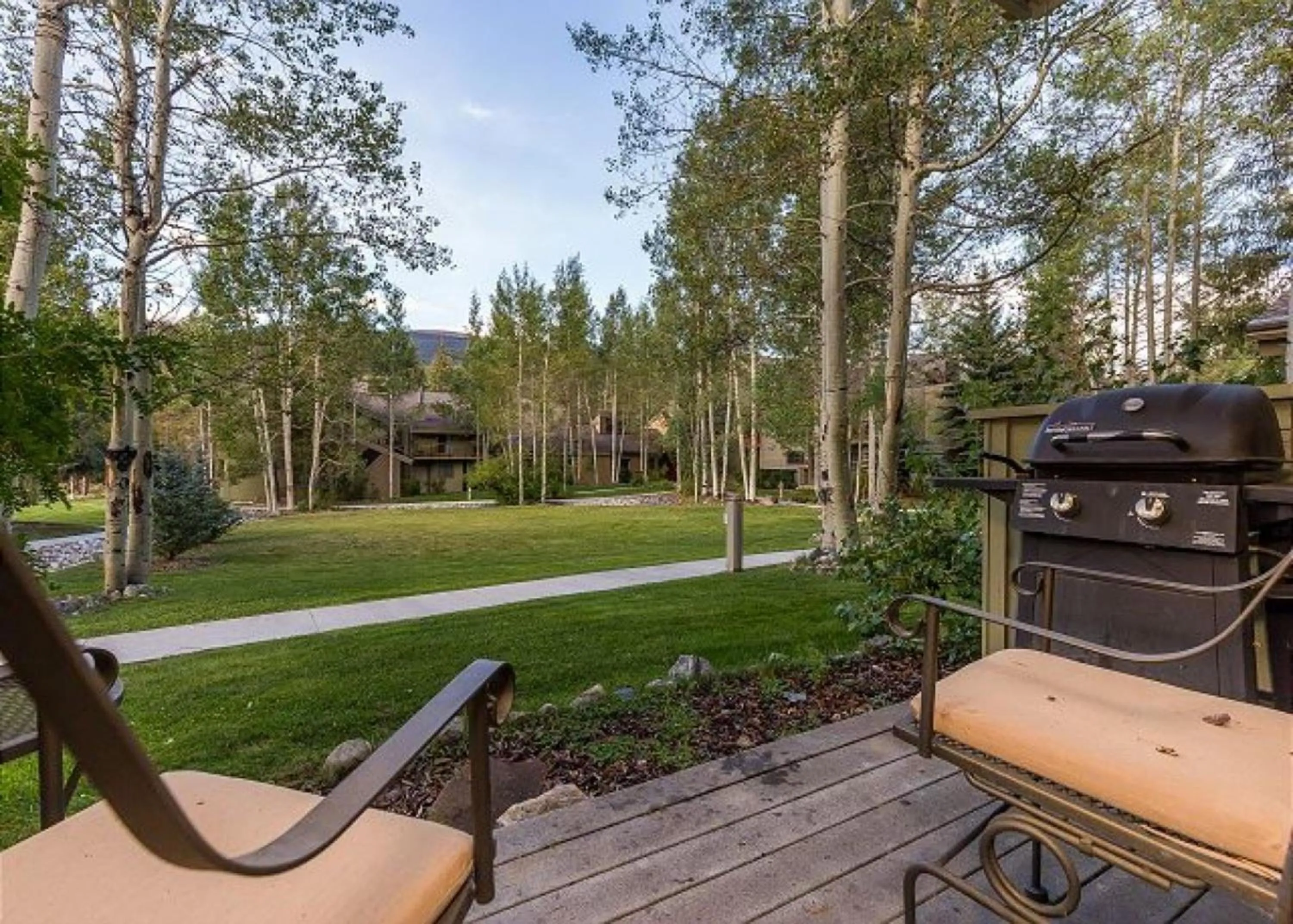 Patio in Flying Dutchman by Summit County Mountain Retreats