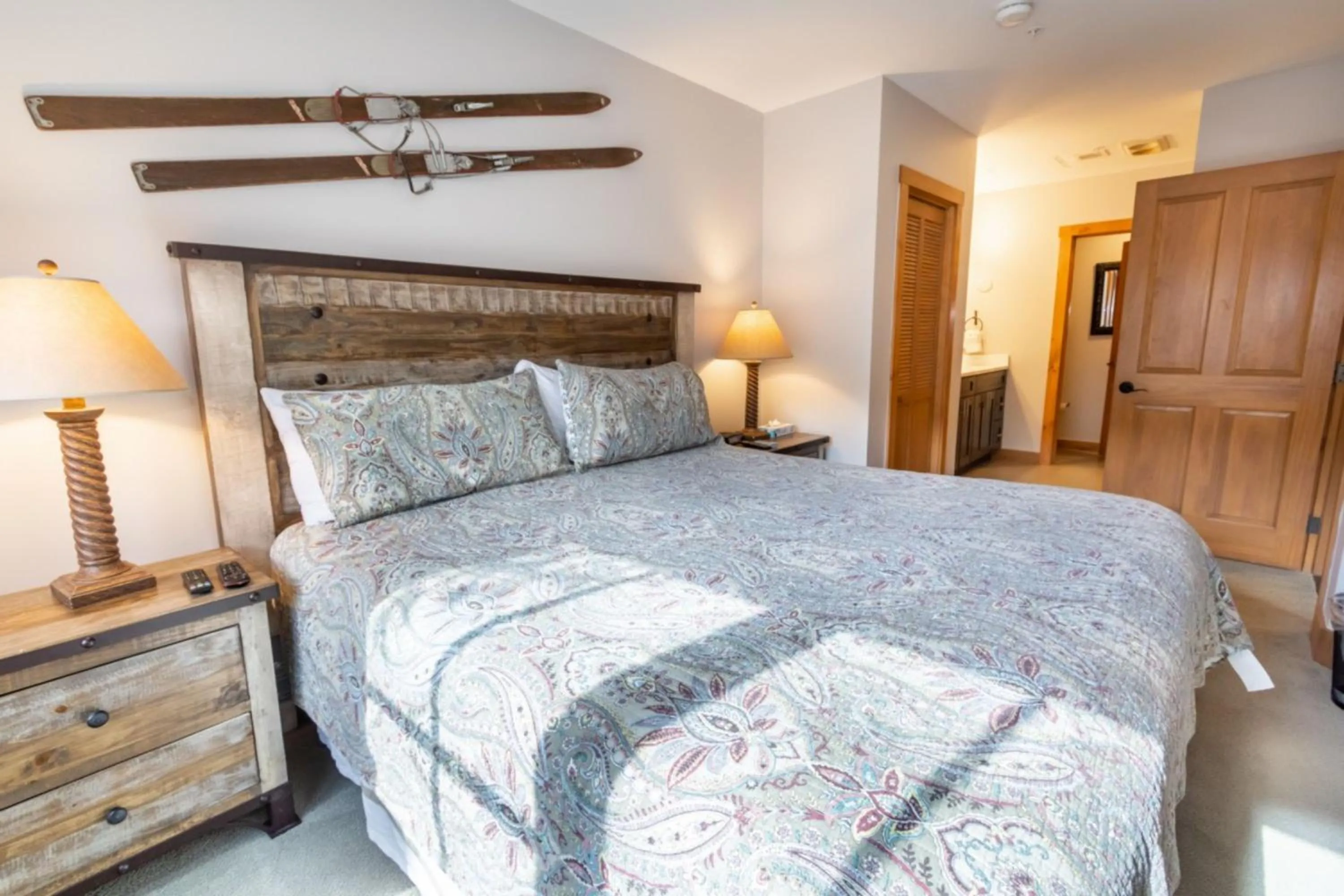 Bedroom in Expedition Station by Summit County Mountain Retreats