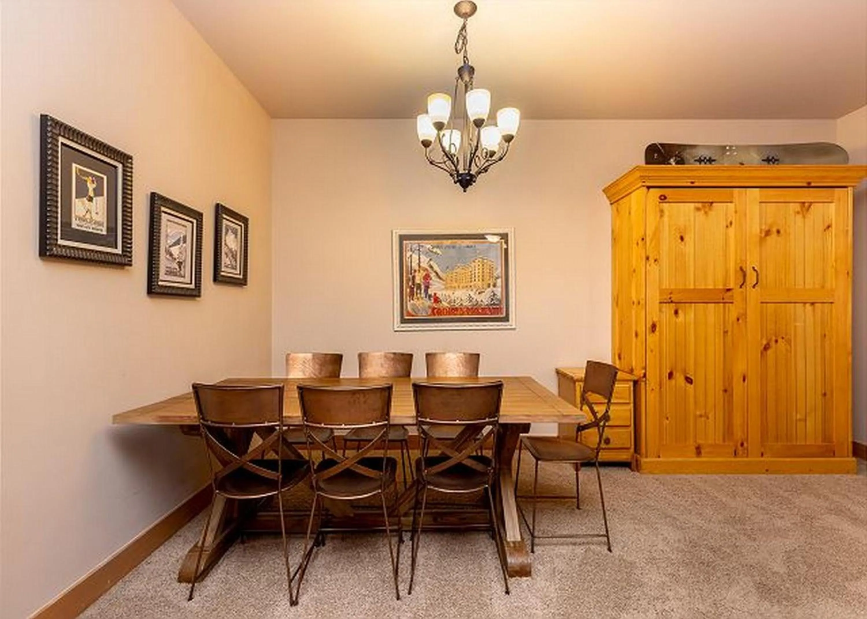 Dining area in Expedition Station by Summit County Mountain Retreats