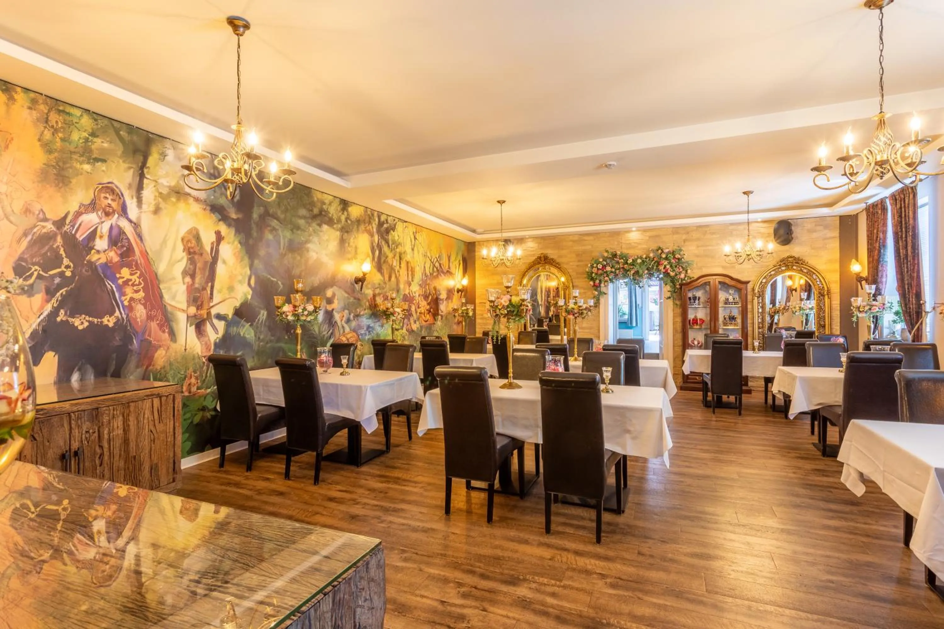 Restaurant/places to eat in The Little Britain Inn Themed Hotel One of a Kind In Europe