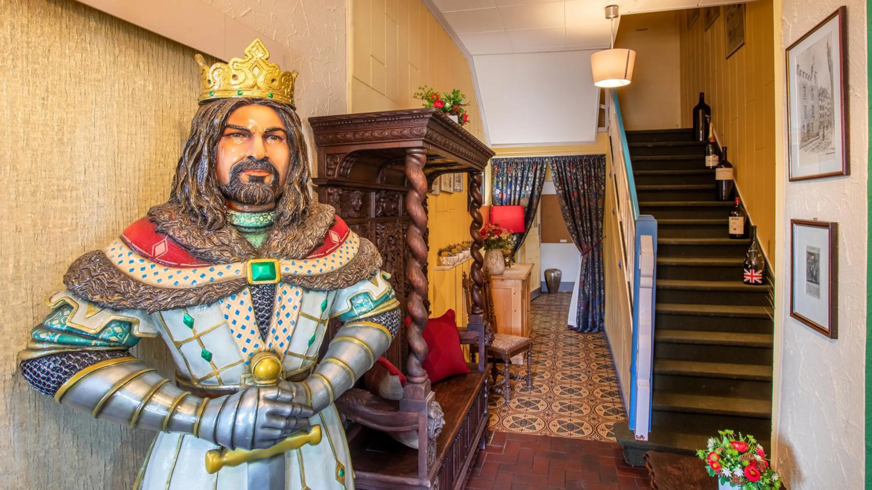 Decorative detail in The Little Britain Inn Themed Hotel One of a Kind In Europe