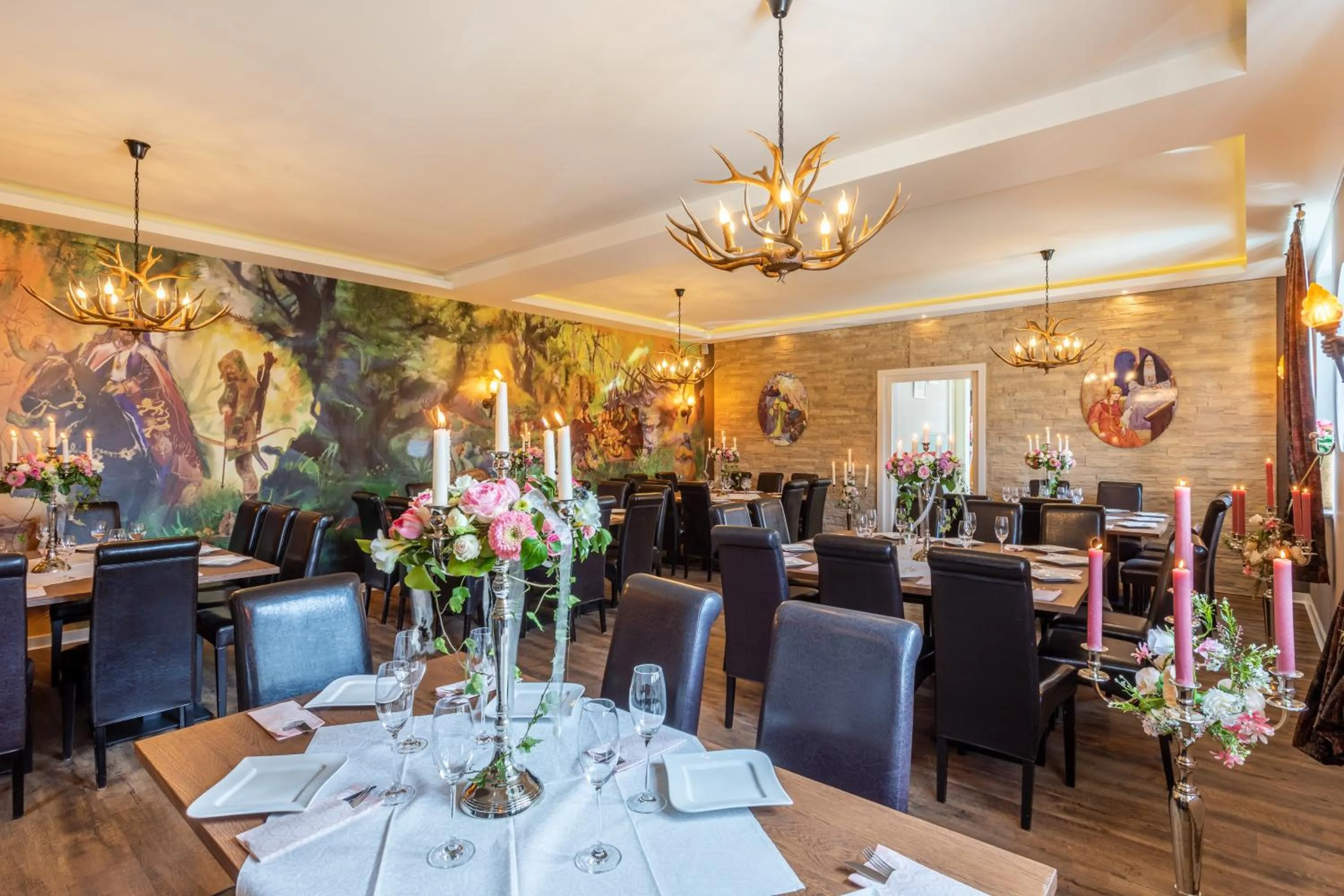 Restaurant/places to eat in The Little Britain Inn Themed Hotel One of a Kind In Europe