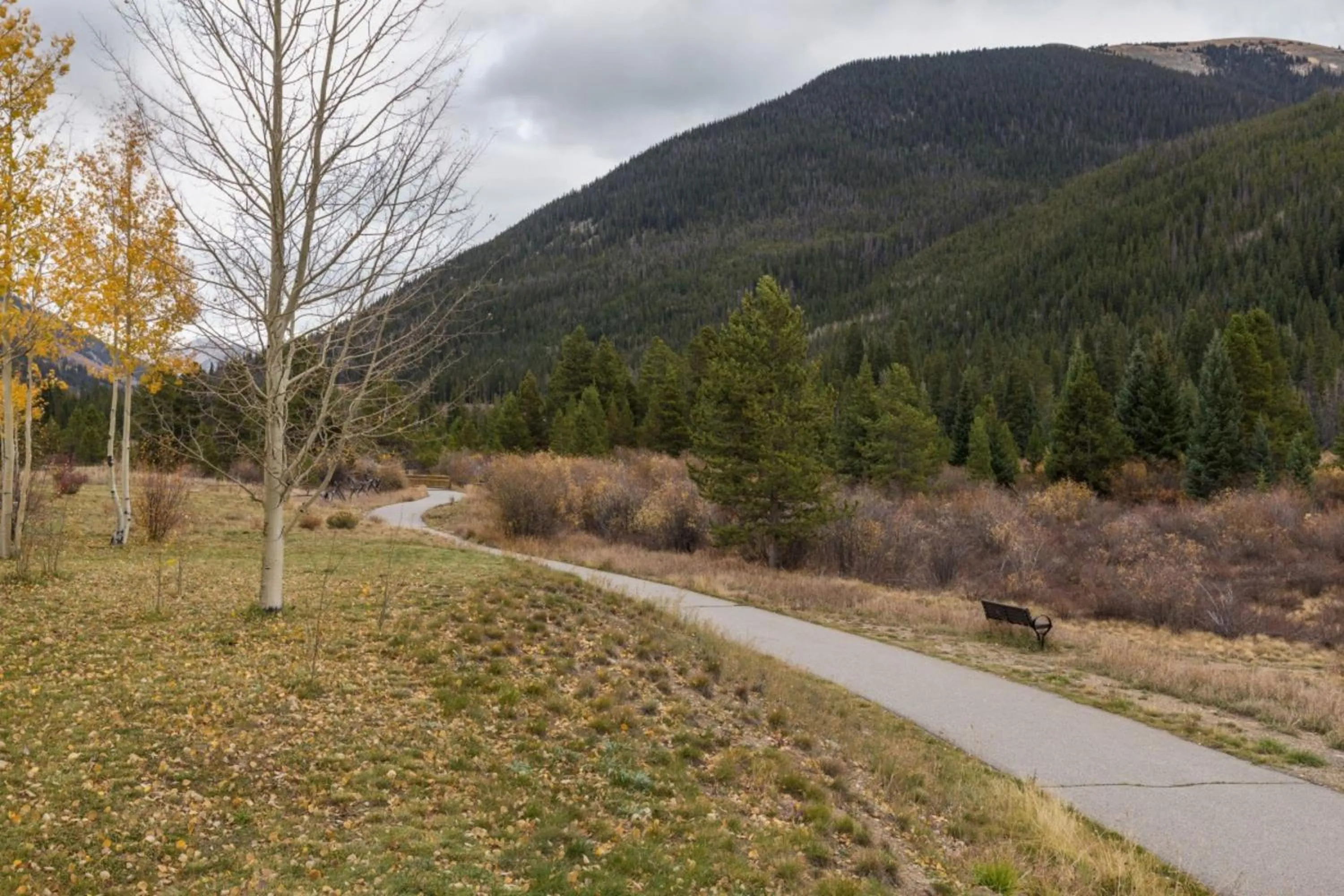 Mountain view in Red Hawk Townhomes by Summit County Mountain Retreats