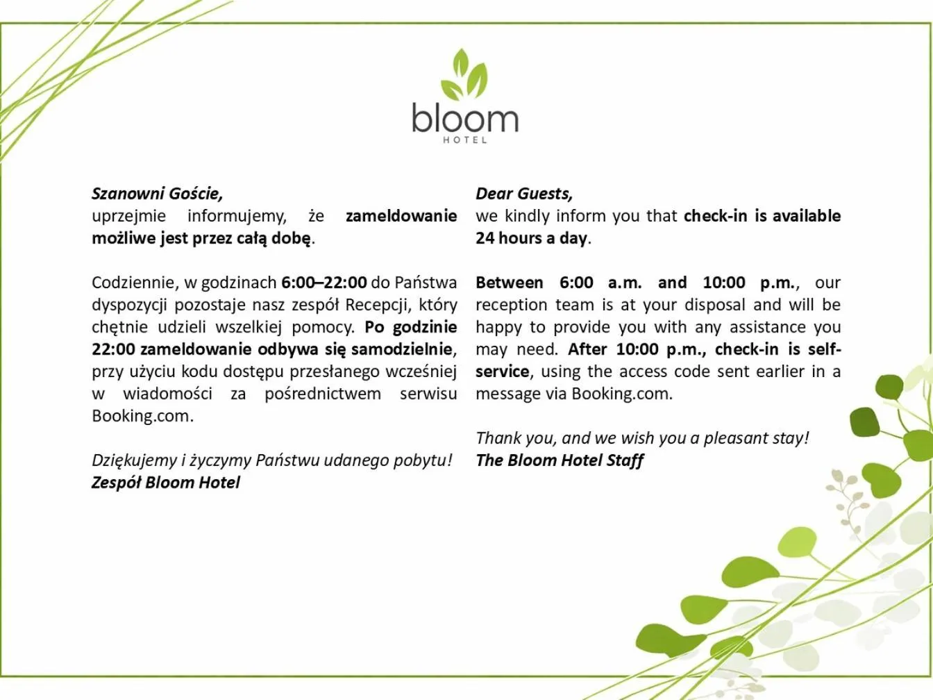 Bloom Hotel Airport Okęcie