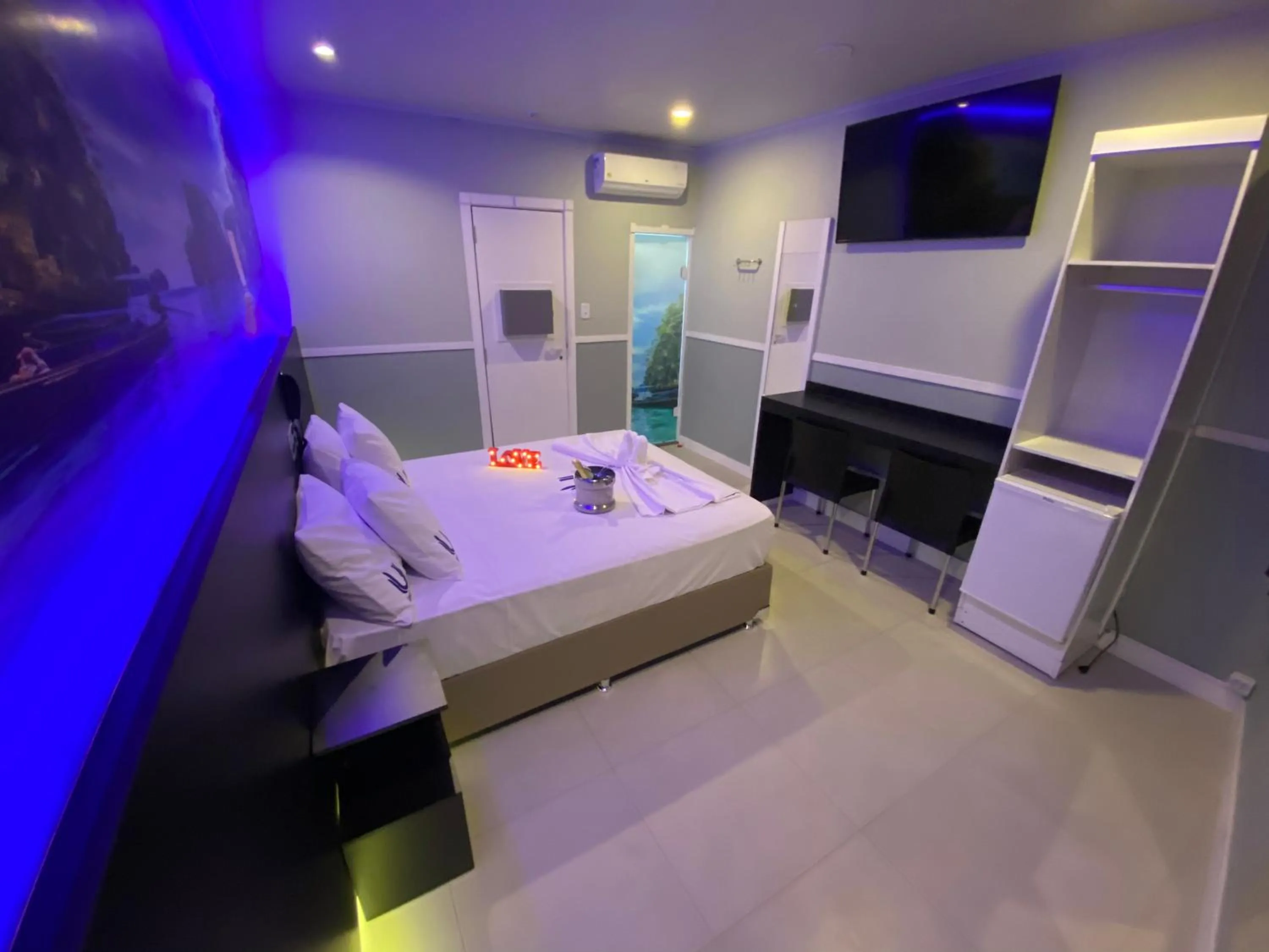 Bed in Único Motel Faria Lima