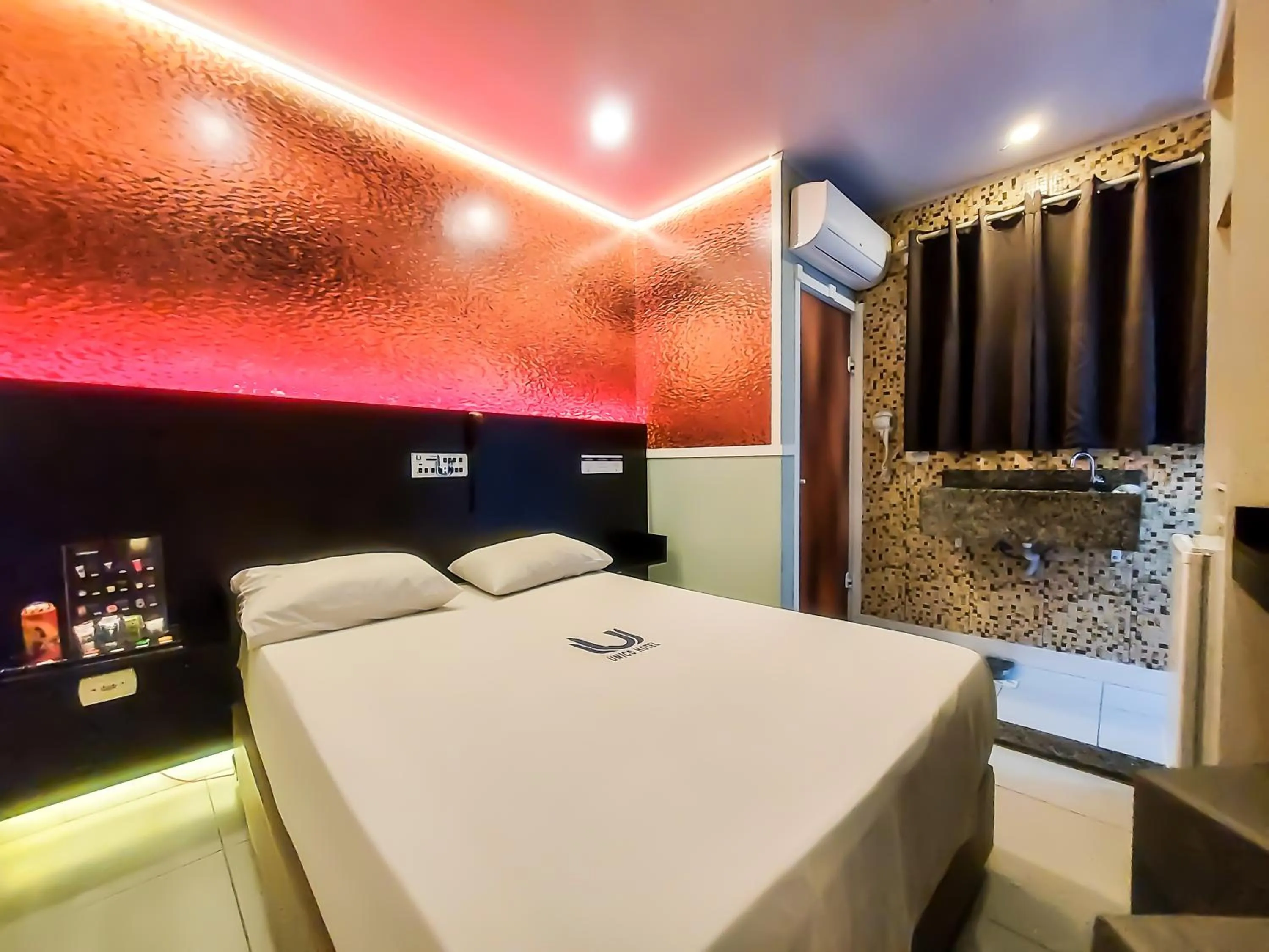 Bed in Único Motel Faria Lima