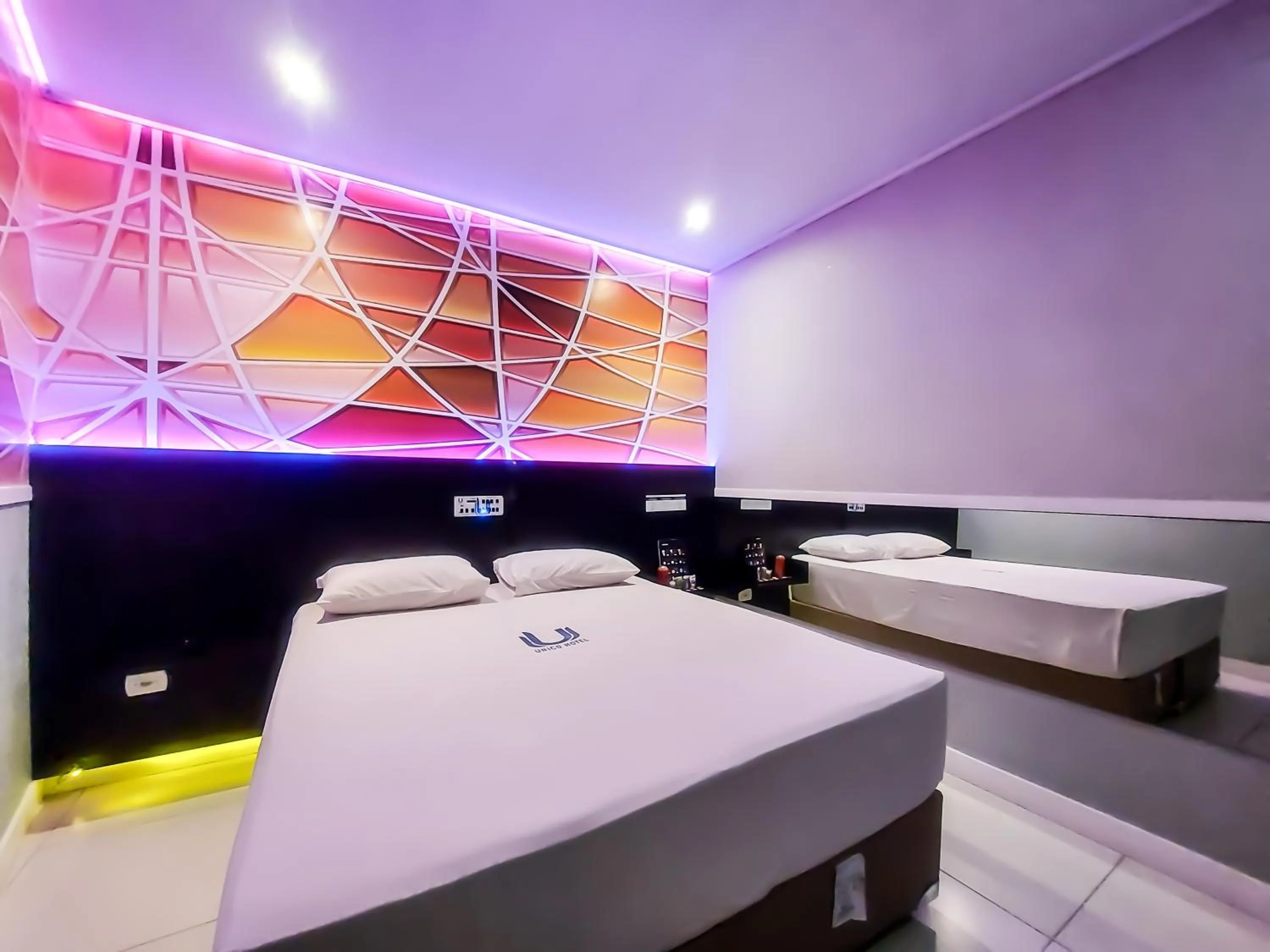 Bed in Único Motel Faria Lima