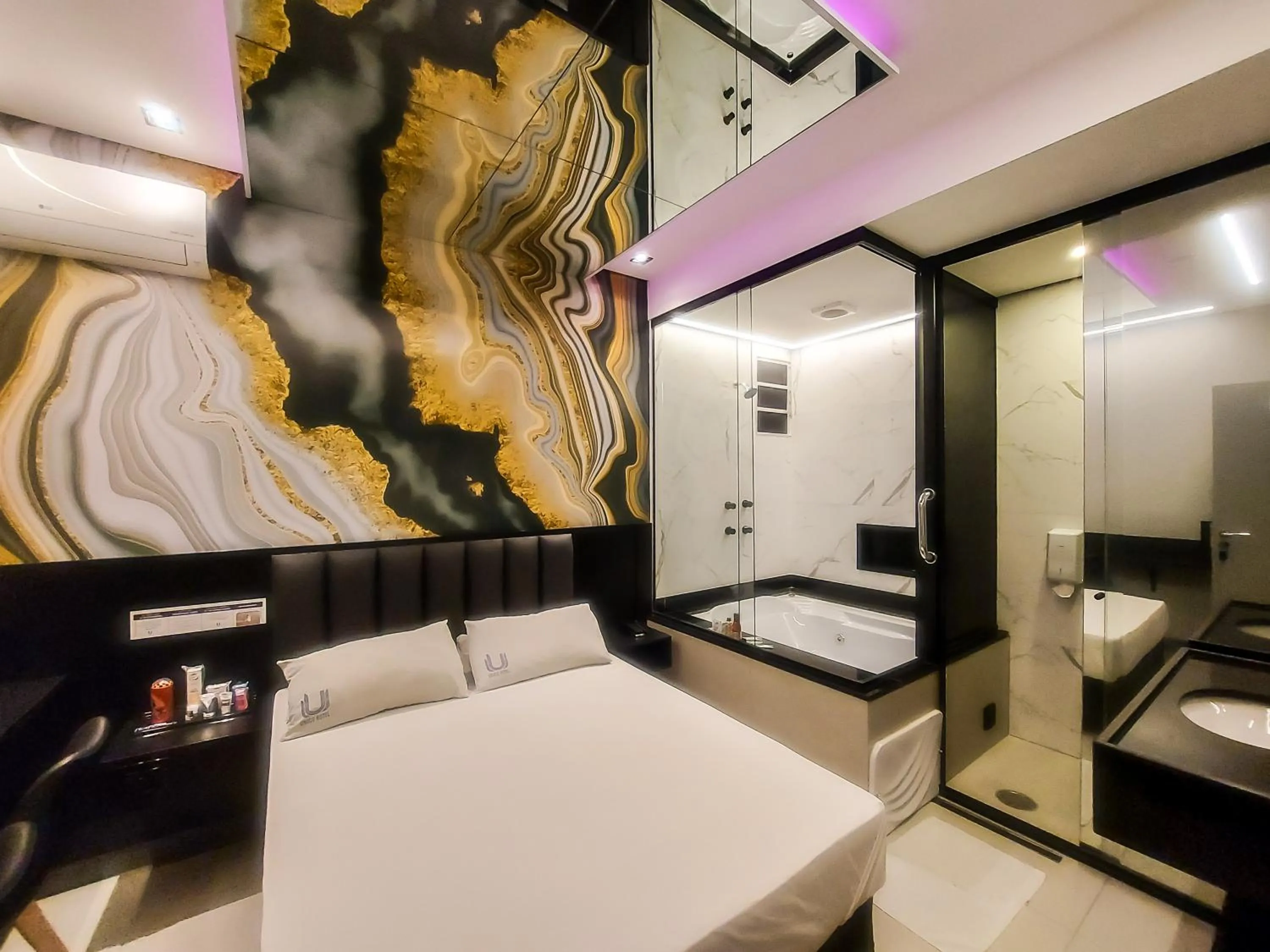 Bed in Único Motel Faria Lima