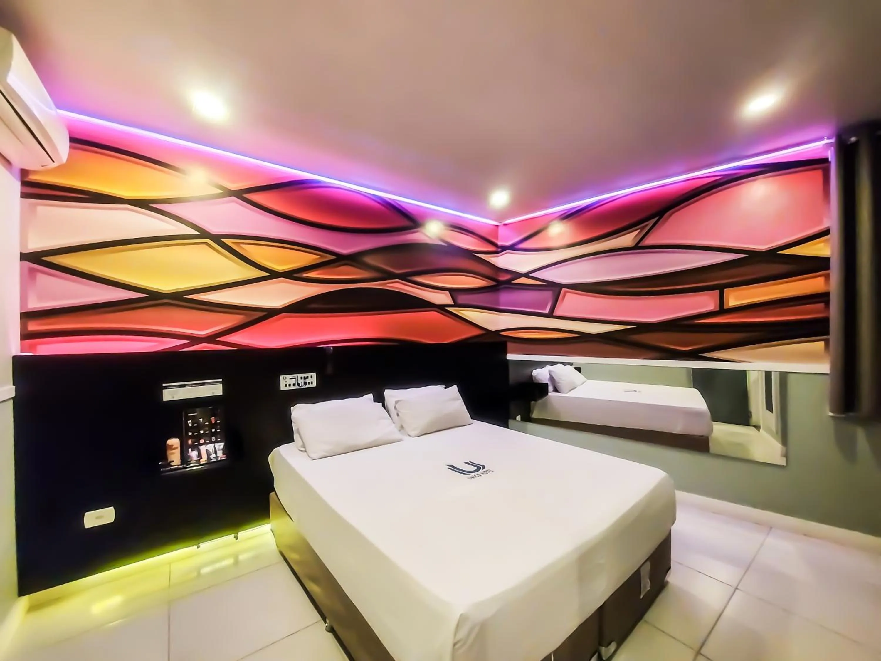 Bed in Único Motel Faria Lima