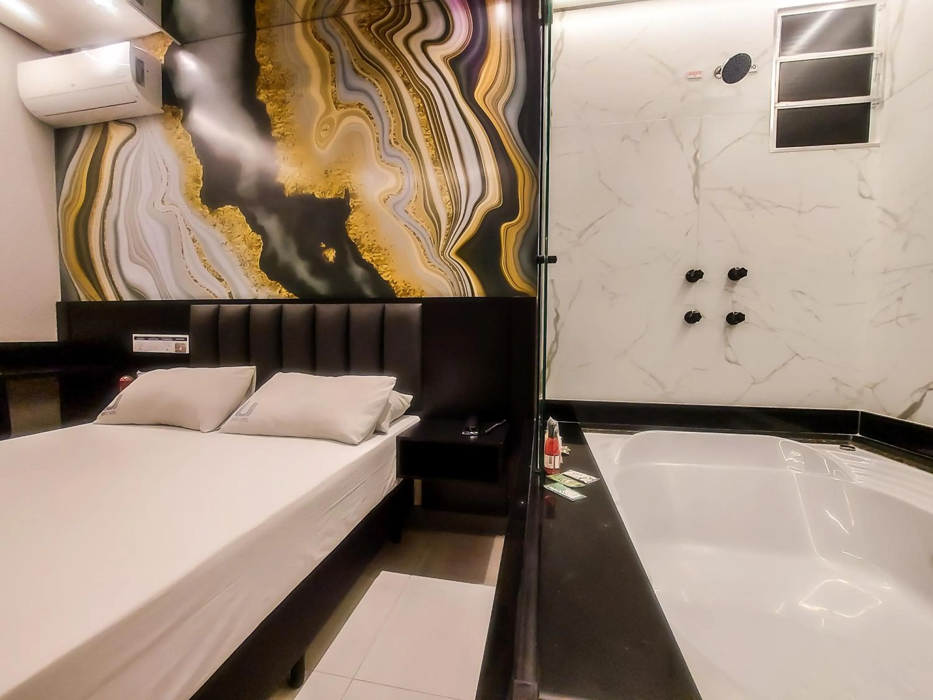 Bed in Único Motel Faria Lima