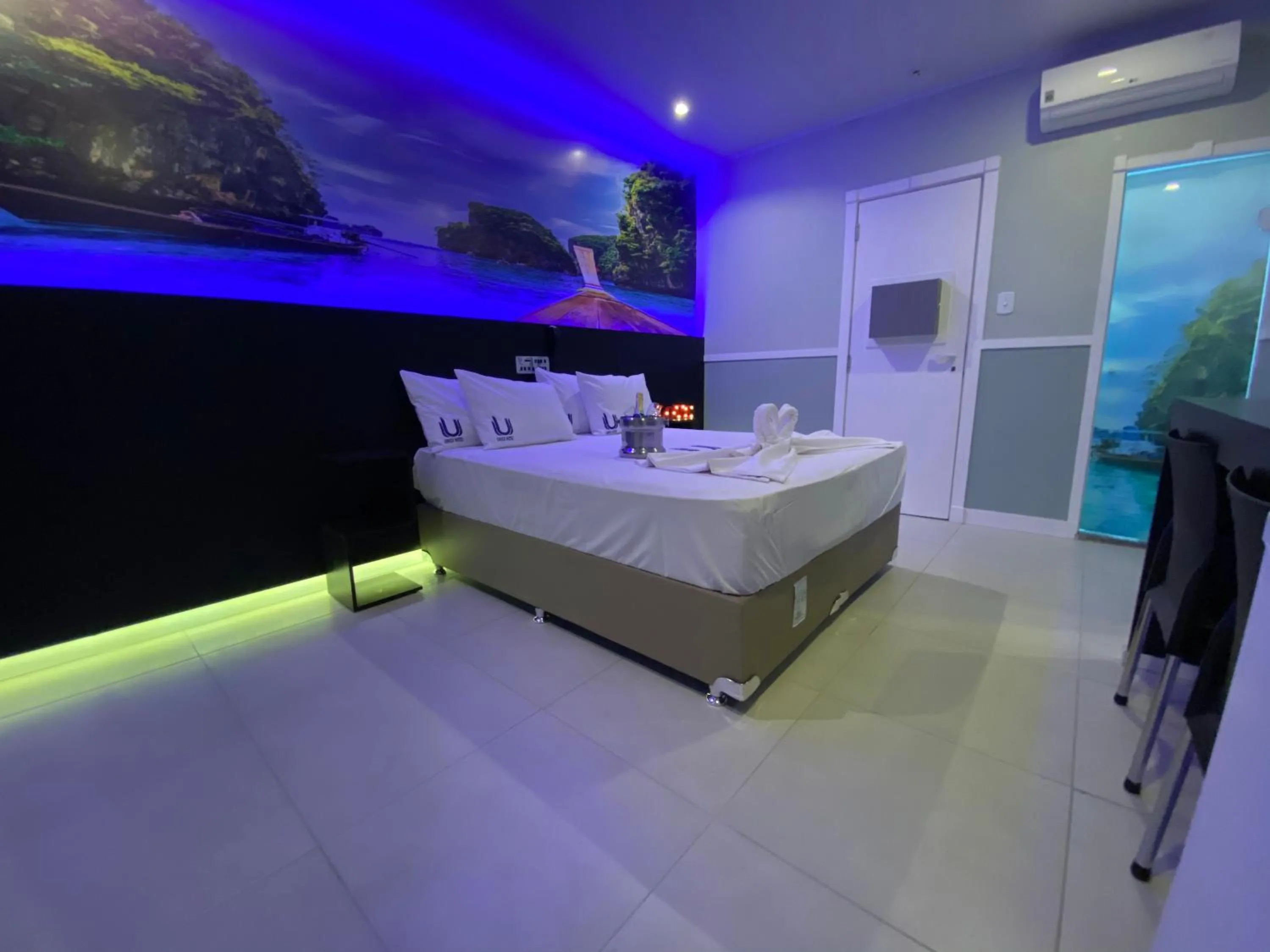 Bed in Único Motel Faria Lima