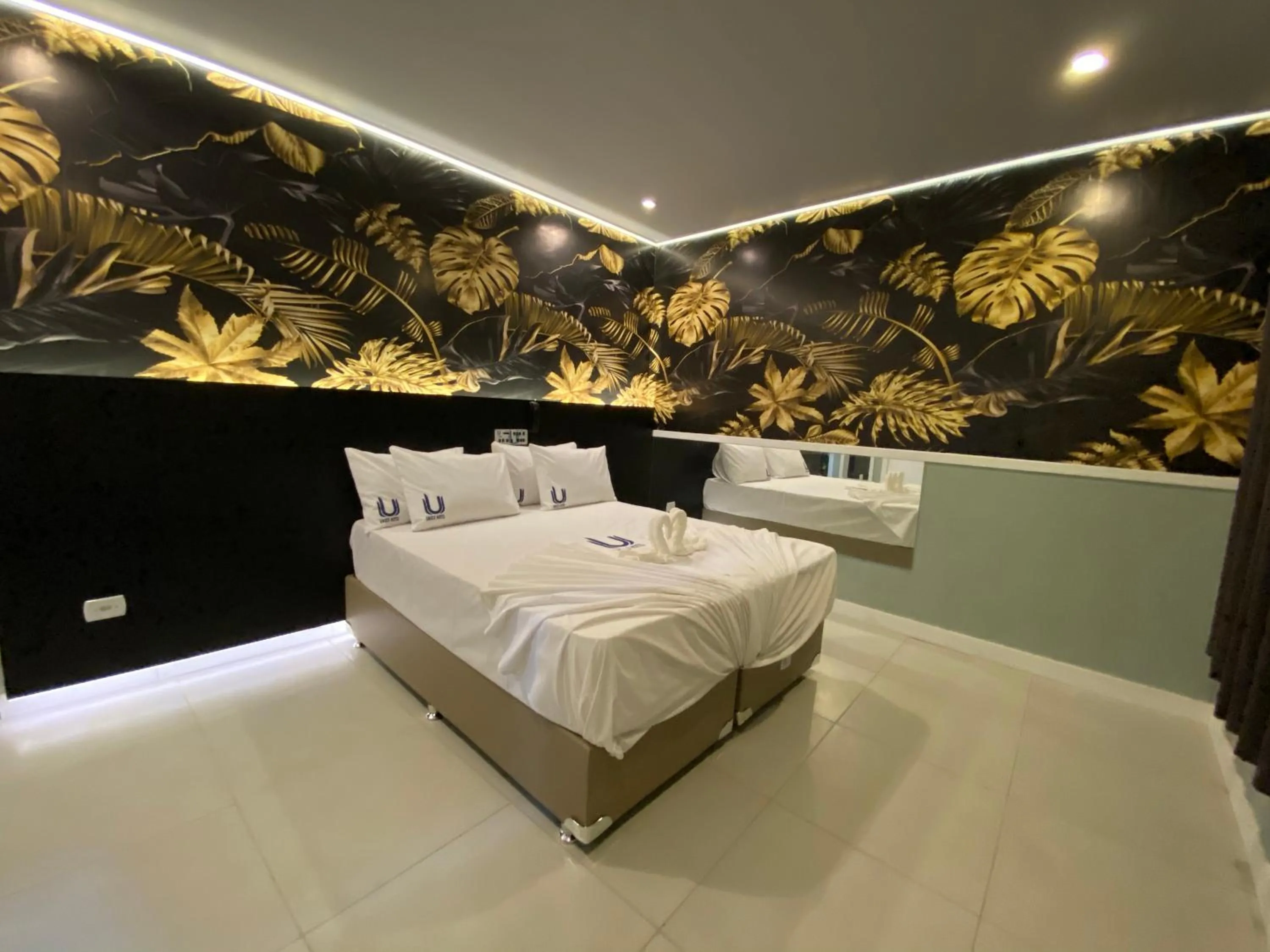 Bed in Único Motel Faria Lima