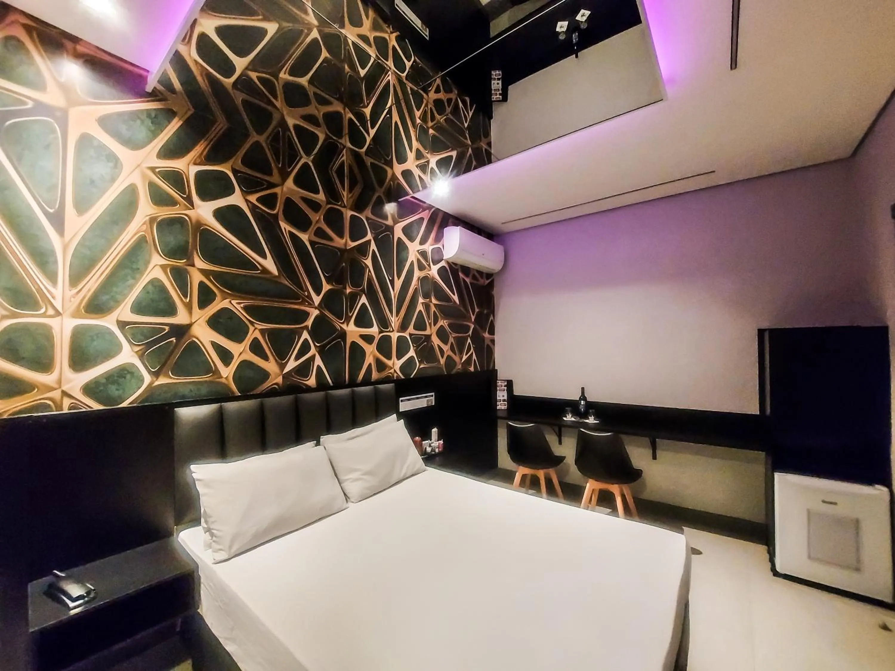 Bed in Único Motel Faria Lima