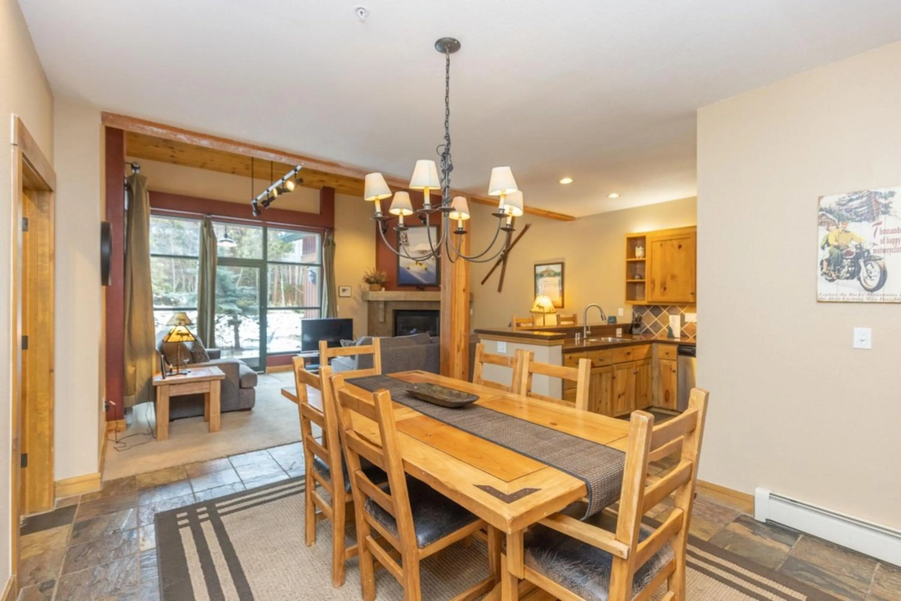 Dining area in Ski Tip by Summit County Mountain Retreats