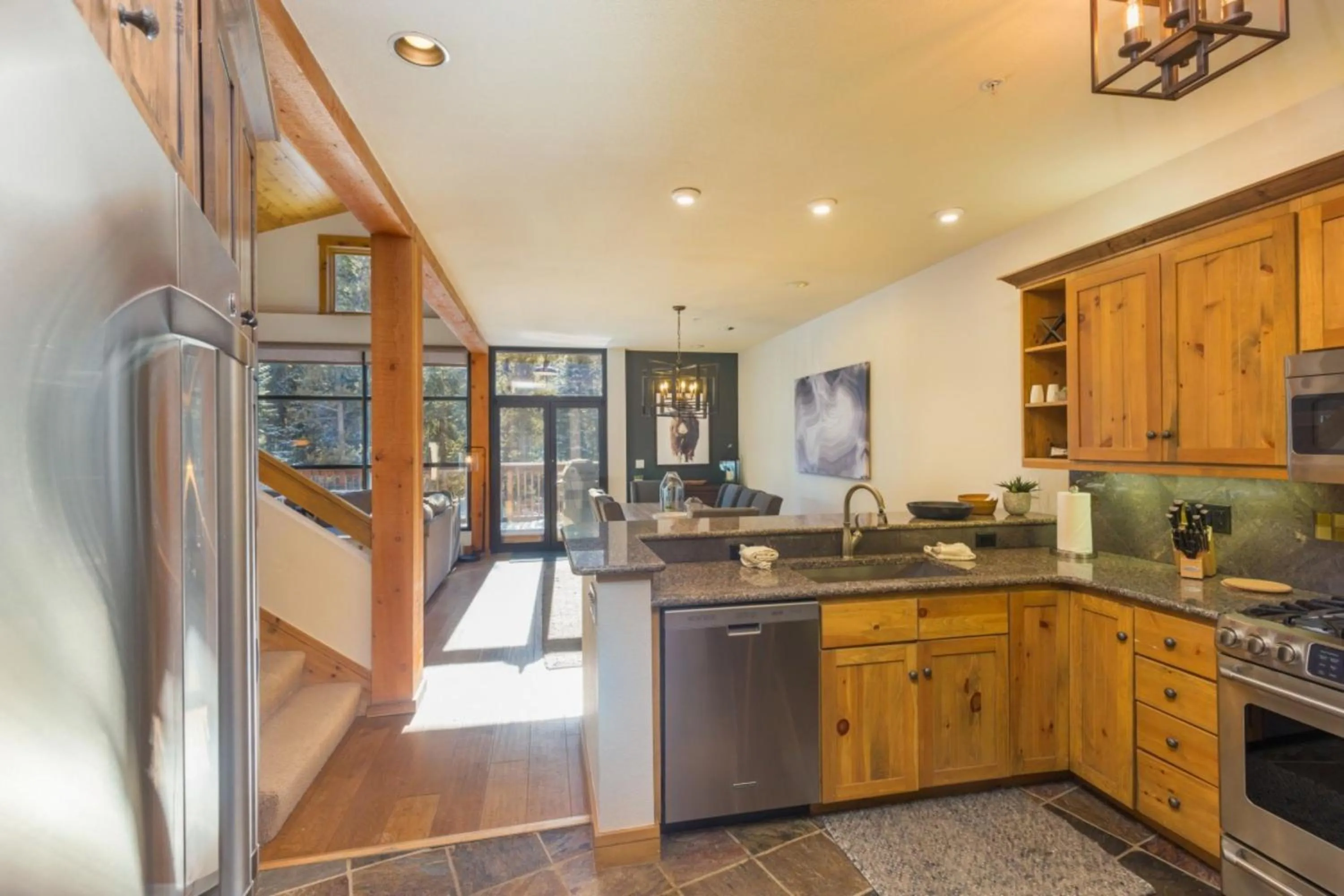Kitchen or kitchenette in Ski Tip by Summit County Mountain Retreats