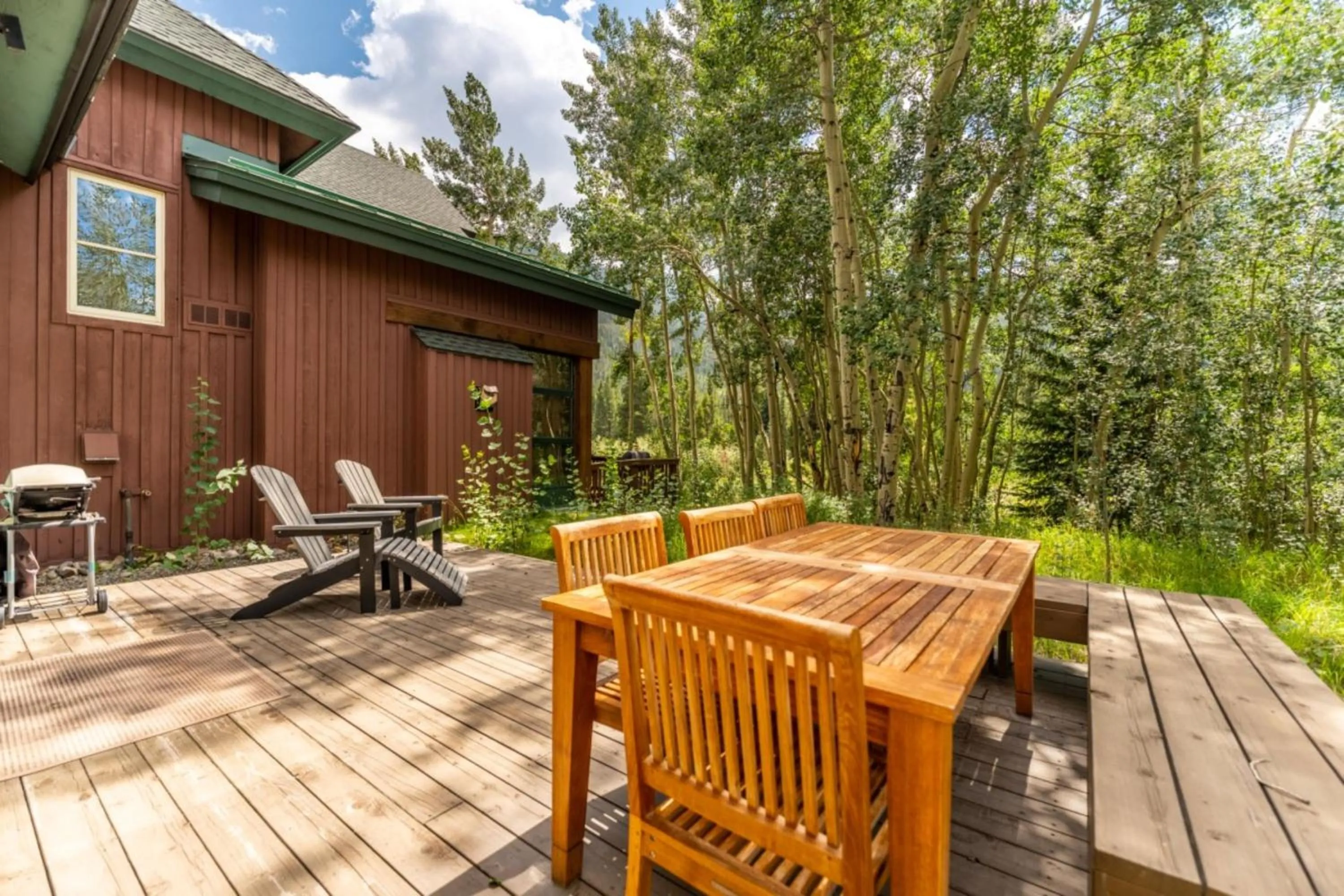 Patio in Ski Tip by Summit County Mountain Retreats