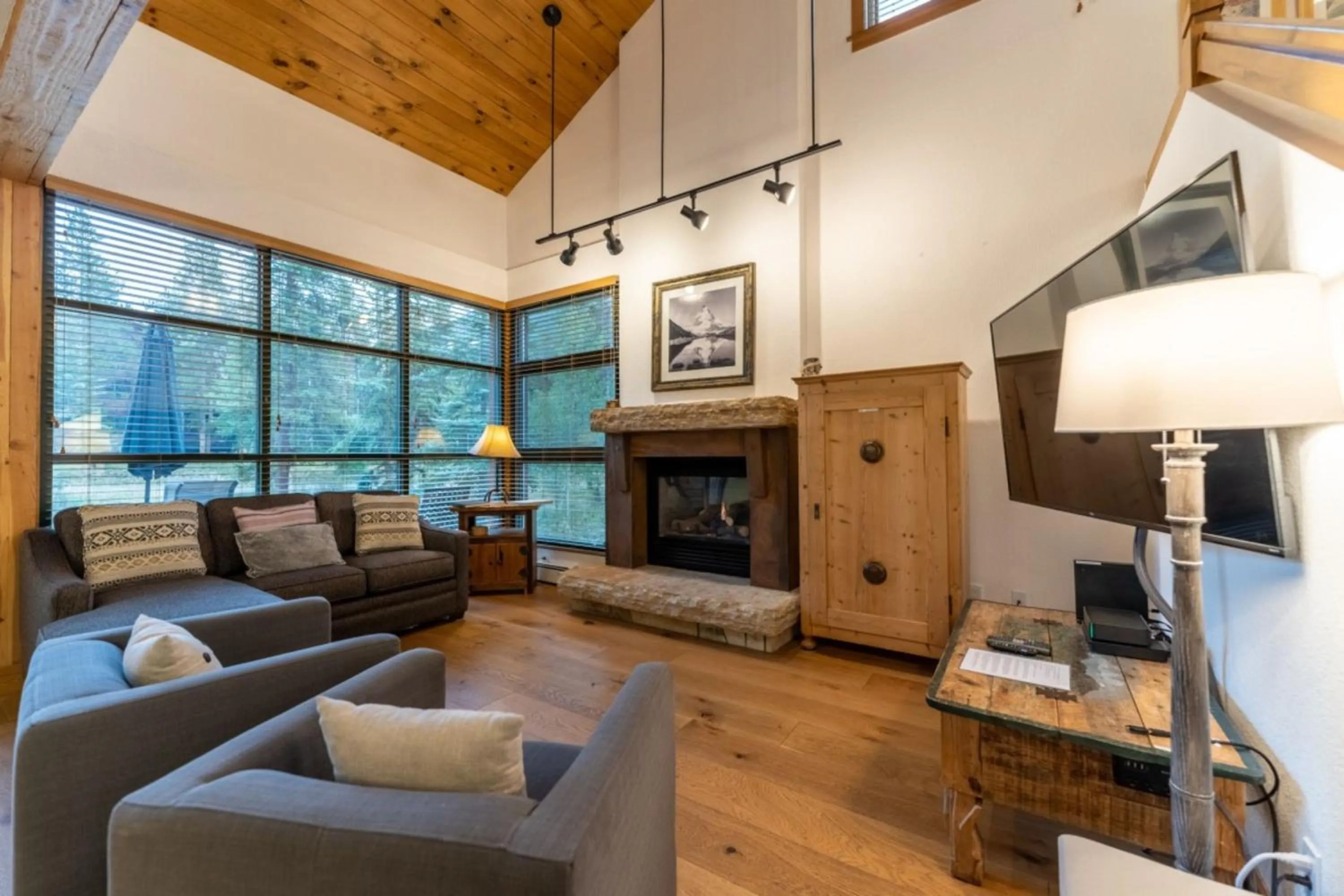 Living room in Ski Tip by Summit County Mountain Retreats