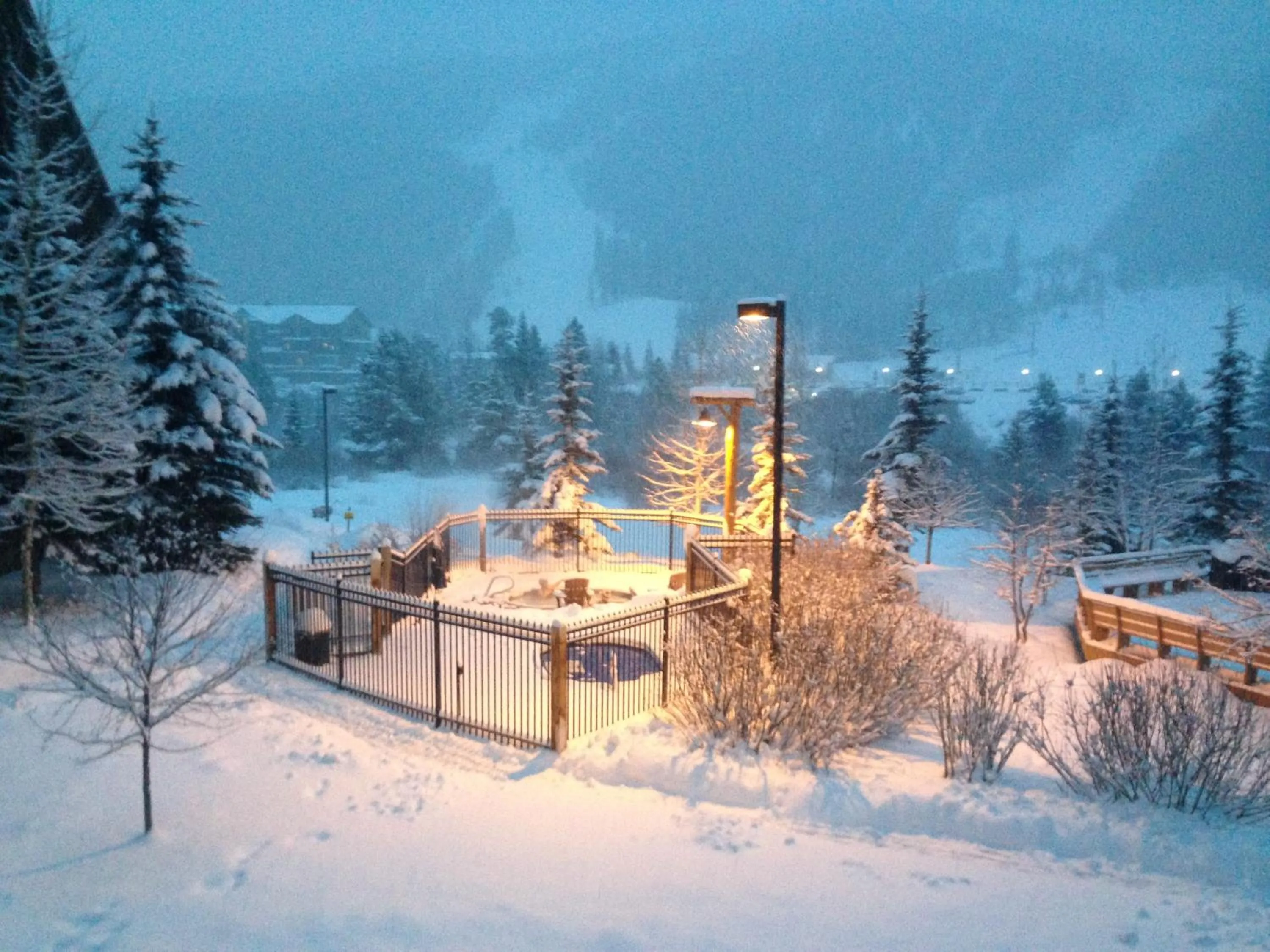 Winter in Tenderfoot Lodge by Summit County Mountain Retreats