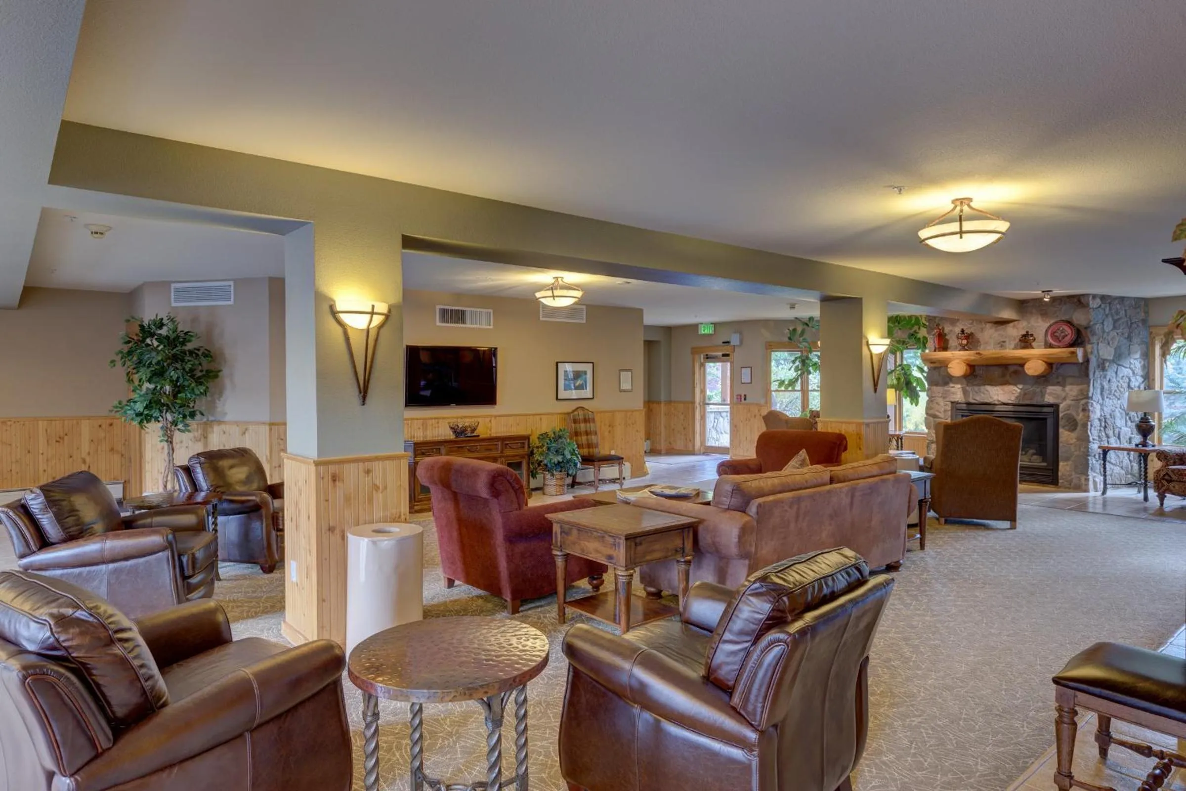 Lobby or reception in Tenderfoot Lodge by Summit County Mountain Retreats
