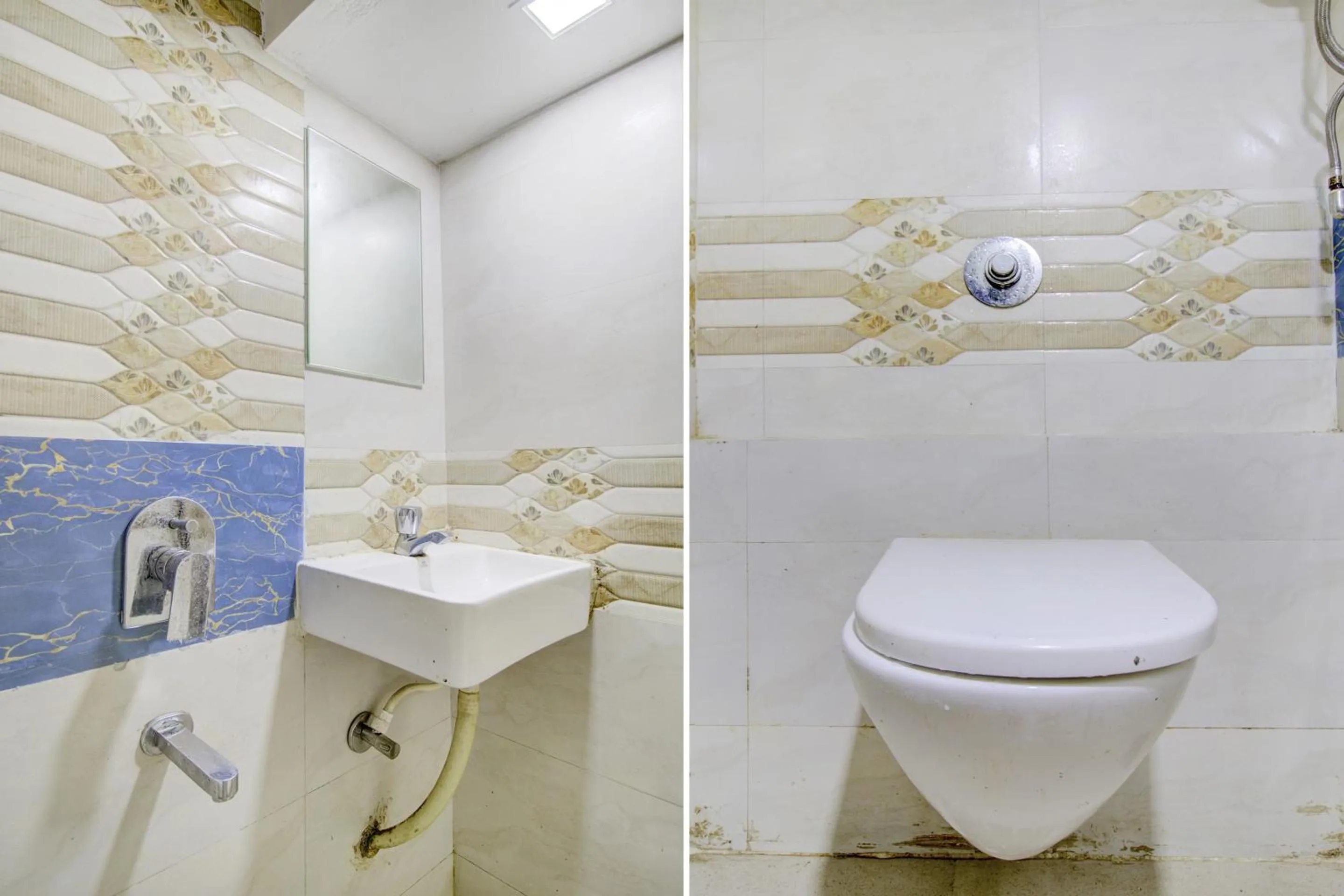 Bathroom in Hotel O Blue Light Near Gateway Of India Mumbai