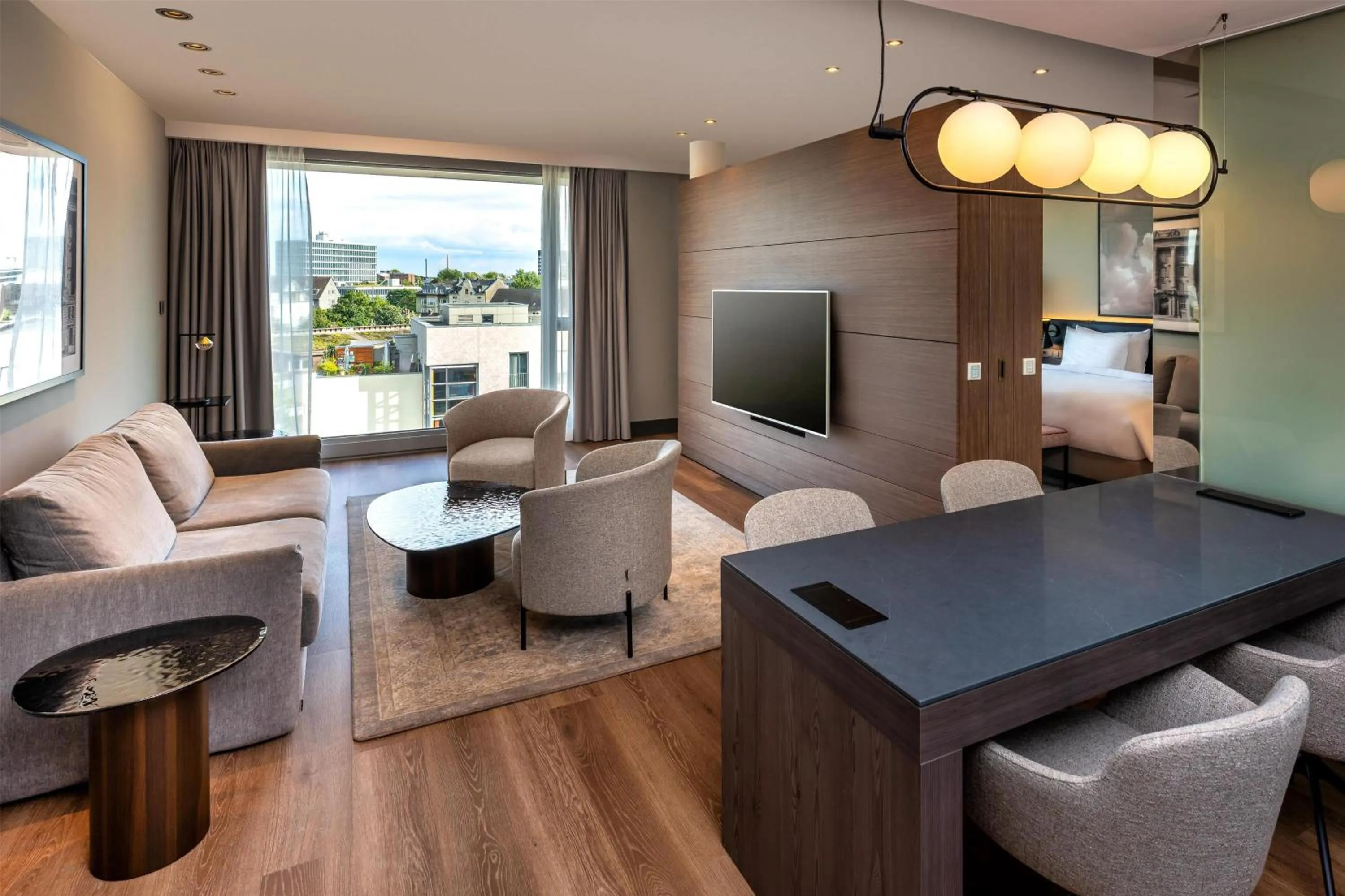 Photo of the whole room in Radisson Blu Media Harbour Hotel, Düsseldorf