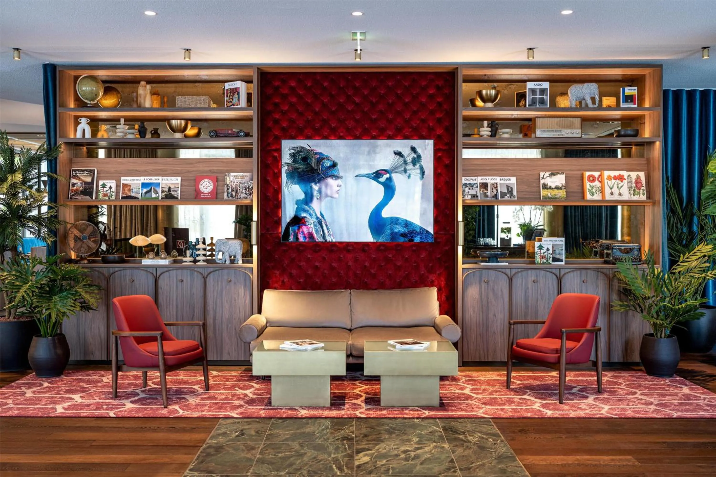 Lobby or reception in Radisson Blu Media Harbour Hotel, Düsseldorf