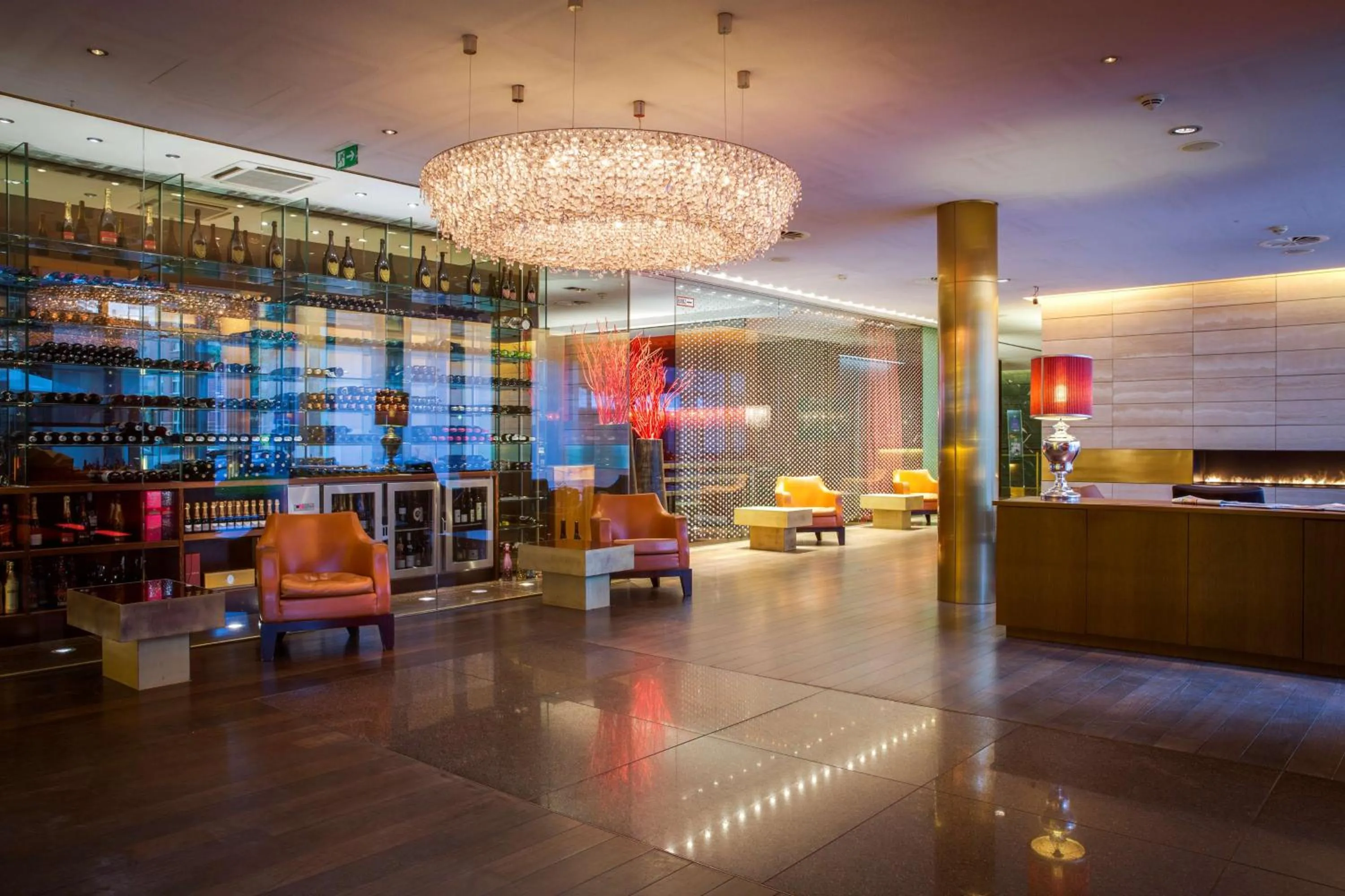 Lobby or reception in Radisson Blu Media Harbour Hotel, Düsseldorf
