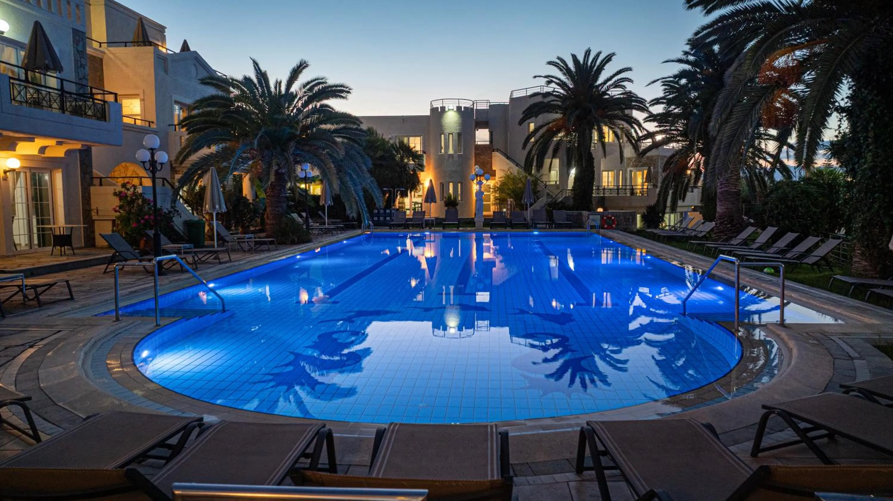 Property building in Castle Suites Hotel