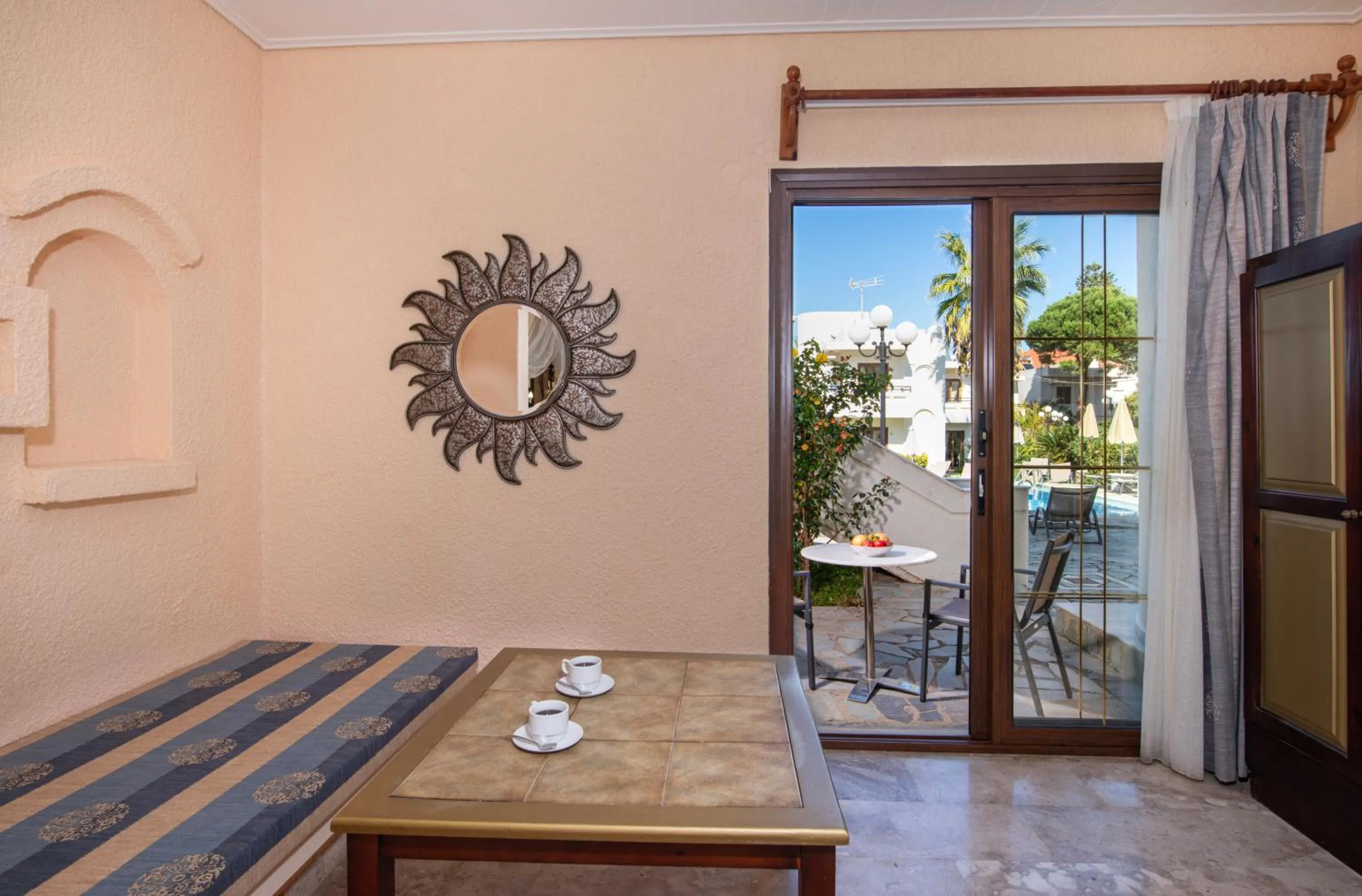 View (from property/room), Bed in Castle Suites Hotel