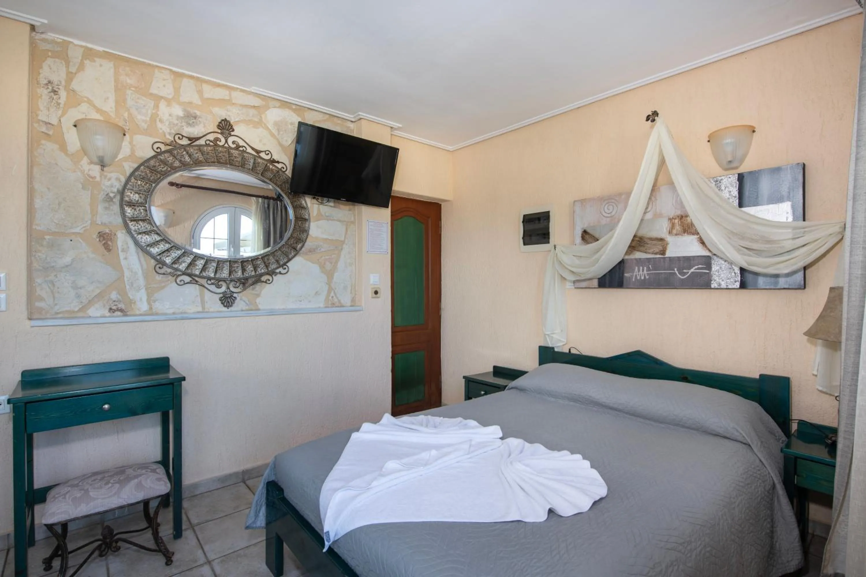 Bed in Castle Suites Hotel