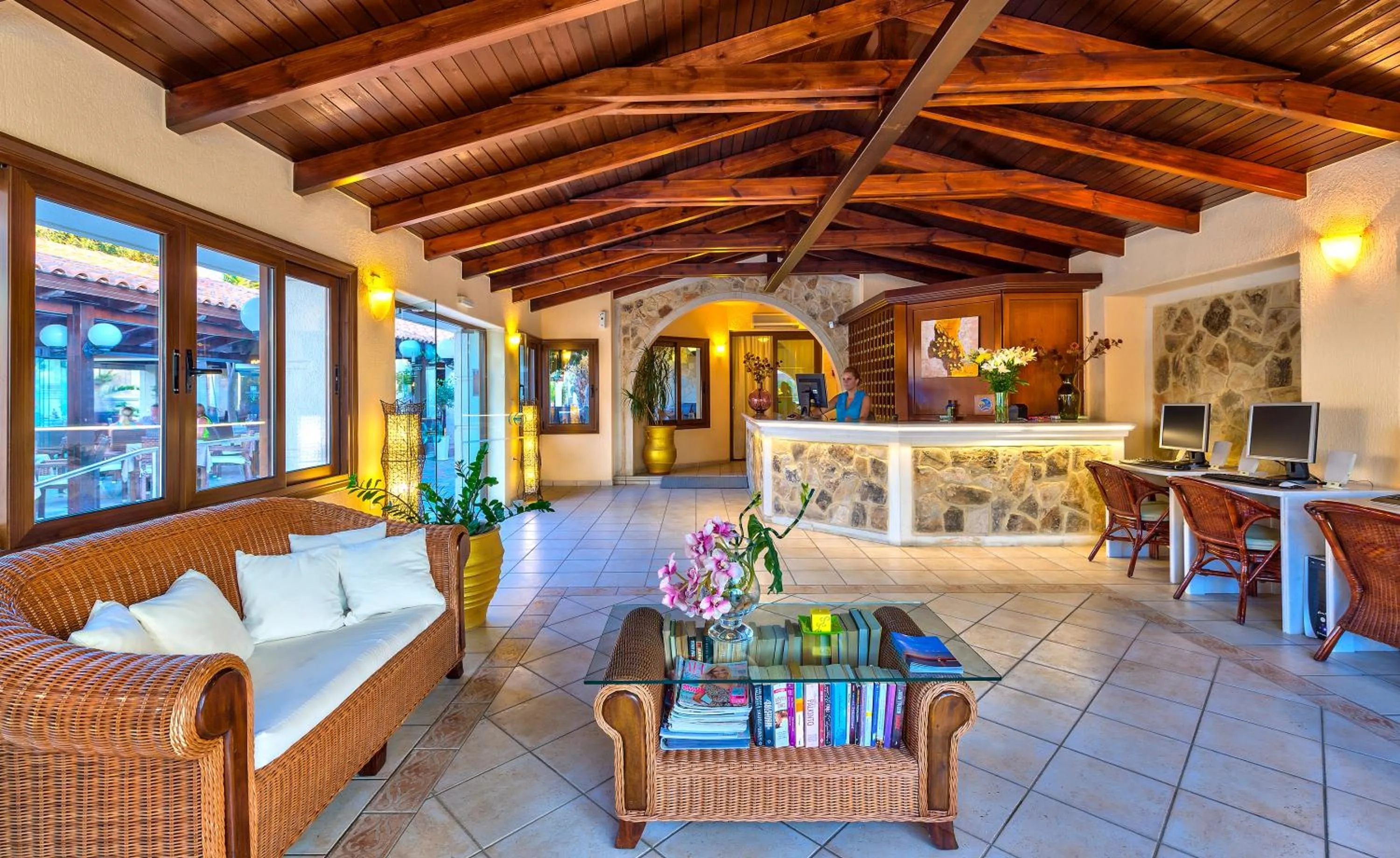 Lobby or reception in Castle Suites Hotel